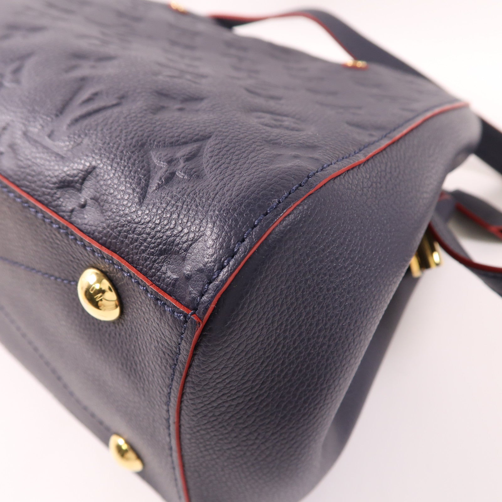 LOUIS VUITTON 【激減優惠】Monogram Empreinte Montaigne MM金扣手挽肩背兩用袋