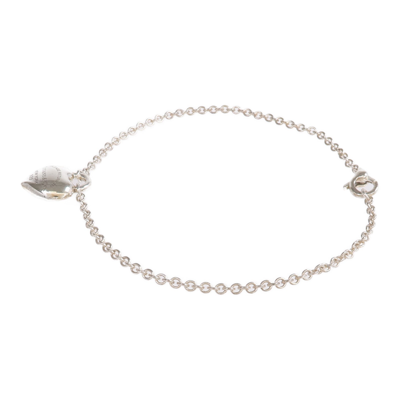 TIFFANY＆CO 925純銀Return To Tiffany Heart Bracelet手鏈