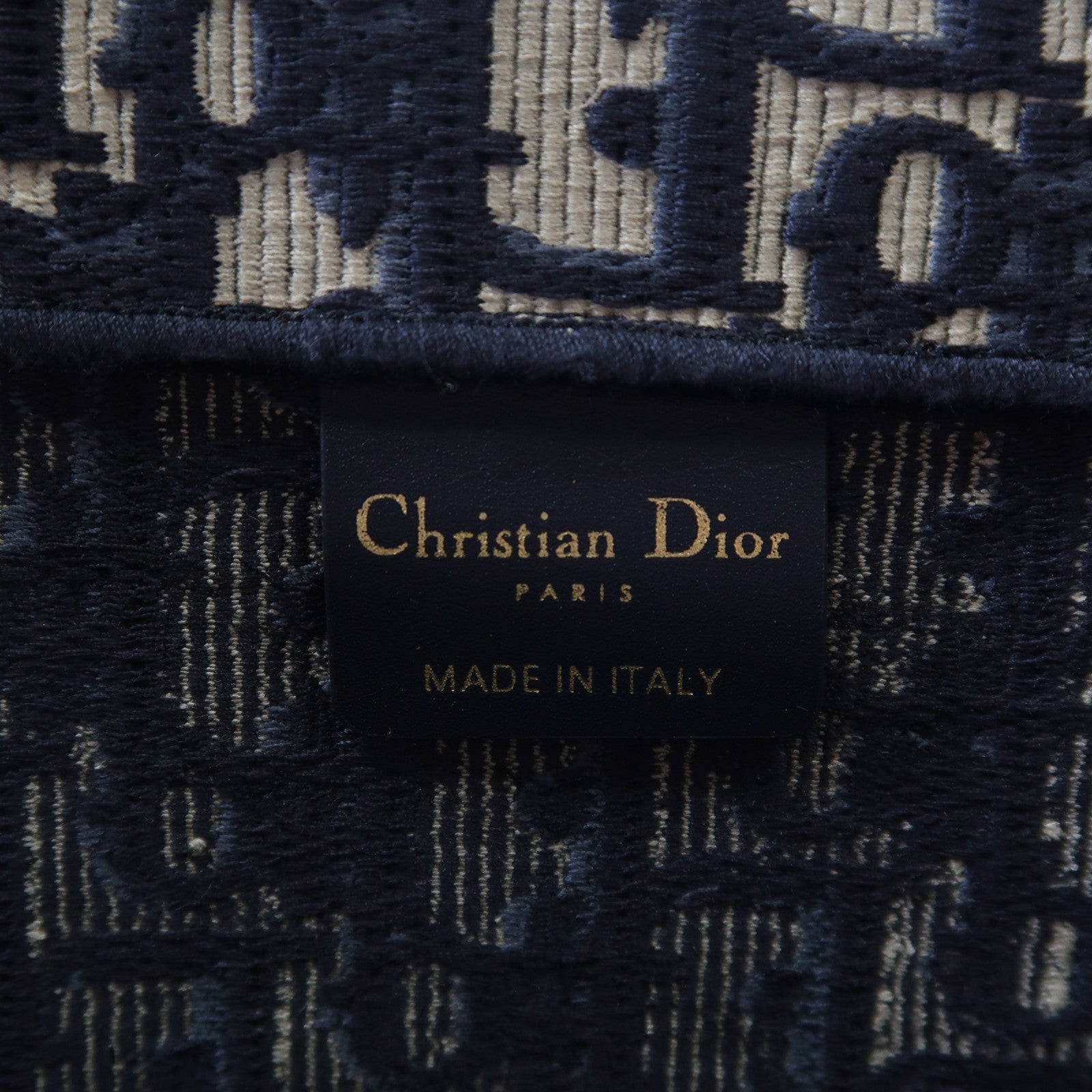 Dior 帆布Book Tote Bag手挽袋藍色