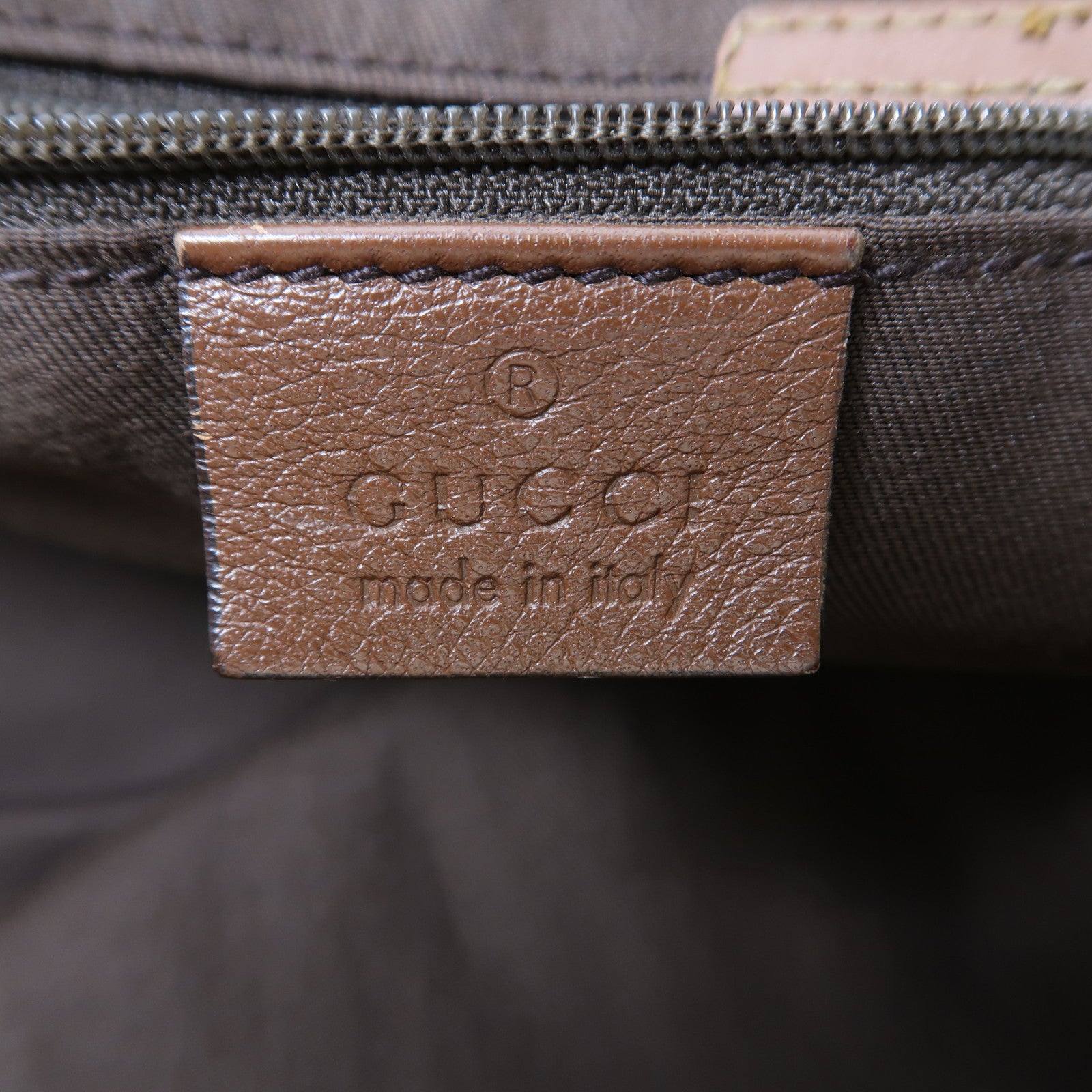 GUCCI GG GHW Sukey Hobo Shoulder Bag 211943 Canvas Brown