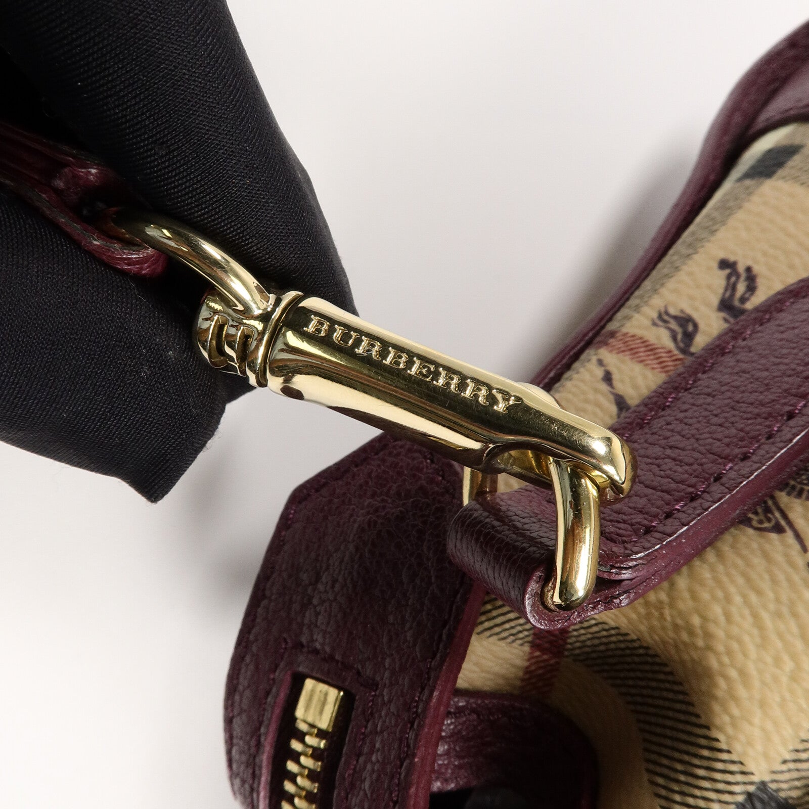 BURBERRY 牛皮皮革2 Way Shoulder Bag手挽肩背兩用袋