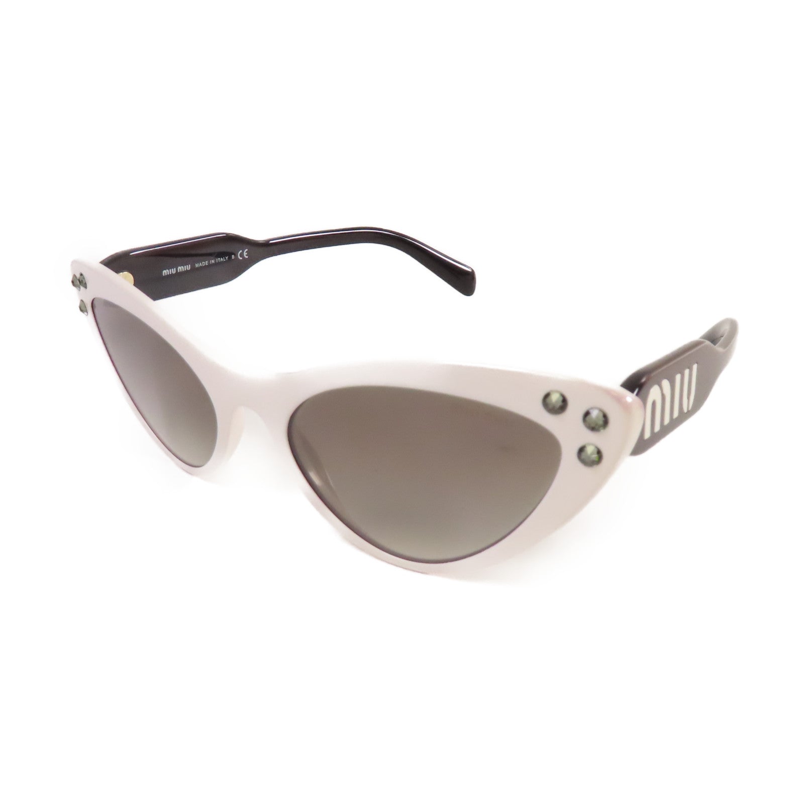 Miu Miu PVC Sunglasses太陽眼鏡白色/黑色