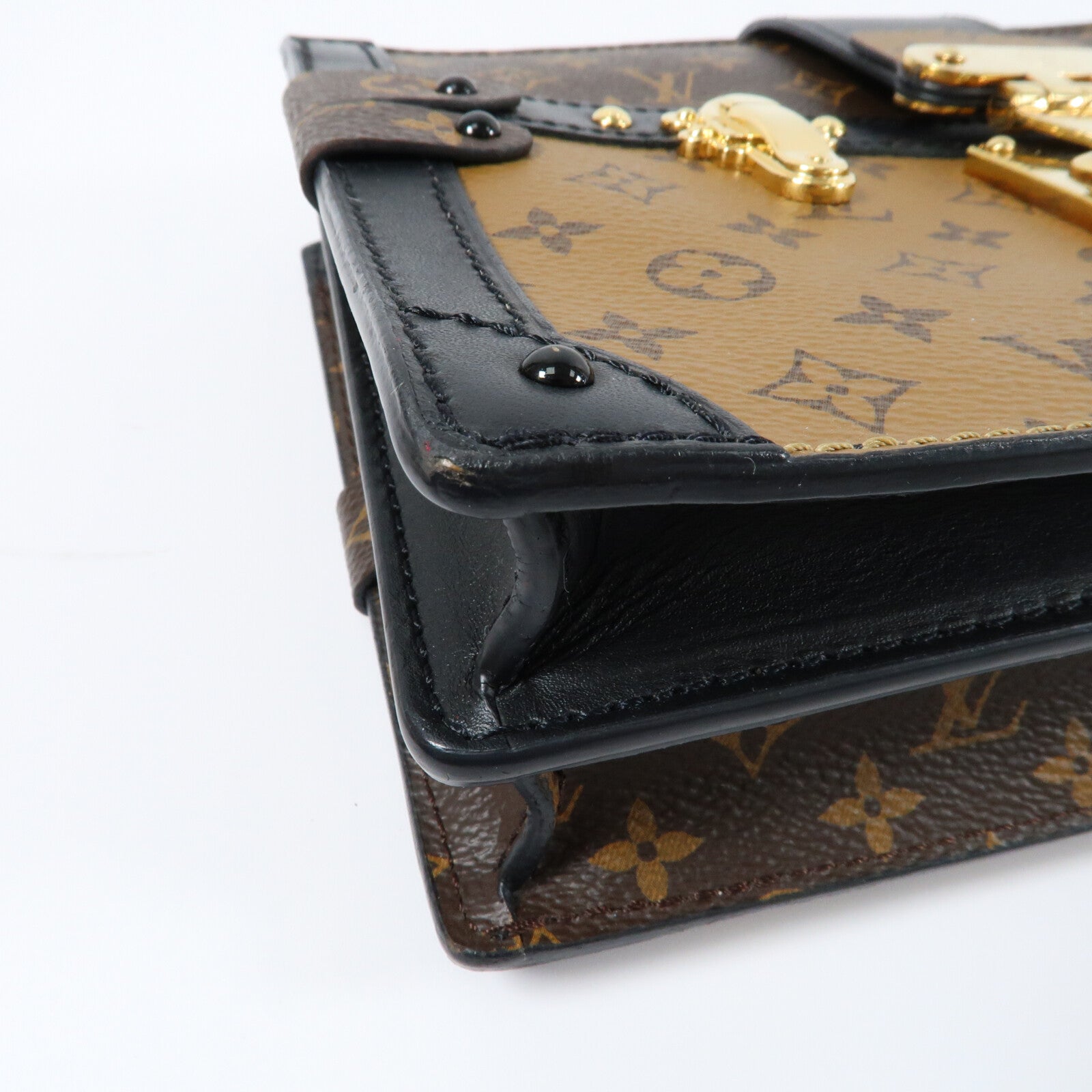 LOUIS VUITTON Monogram Reverse Trunk Clutch肩背袋