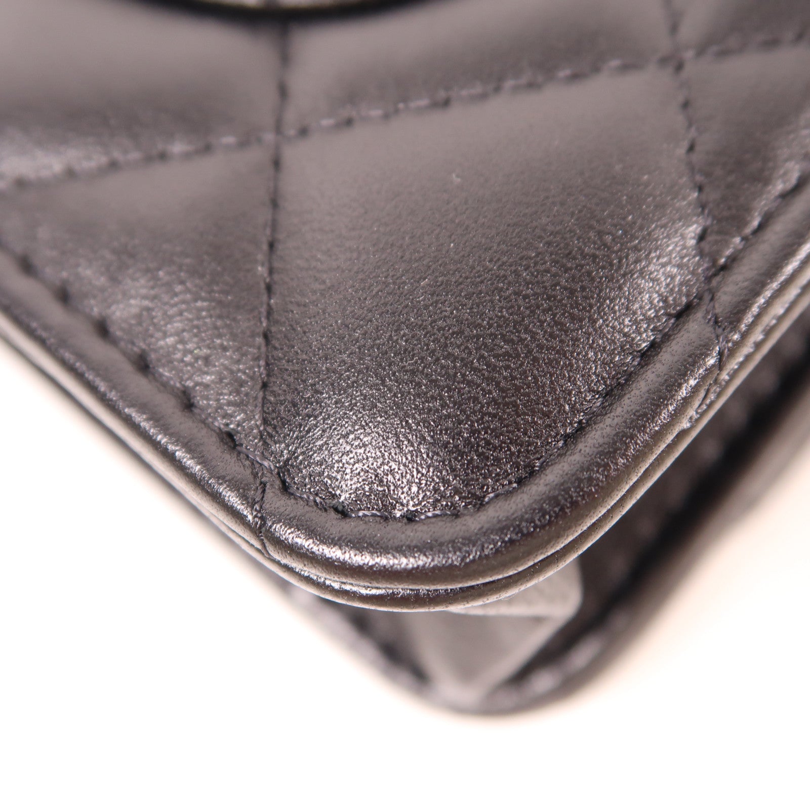 CHANEL 羊皮皮革WOC Wallet On Chain金扣鏈帶肩背袋