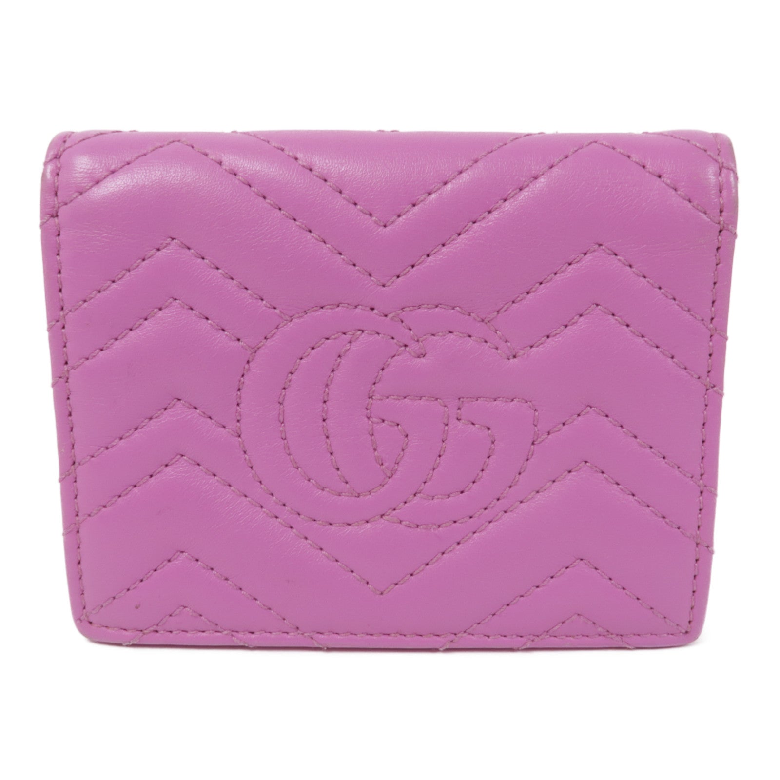 GUCCI 羊皮皮革Wallet金扣錢包