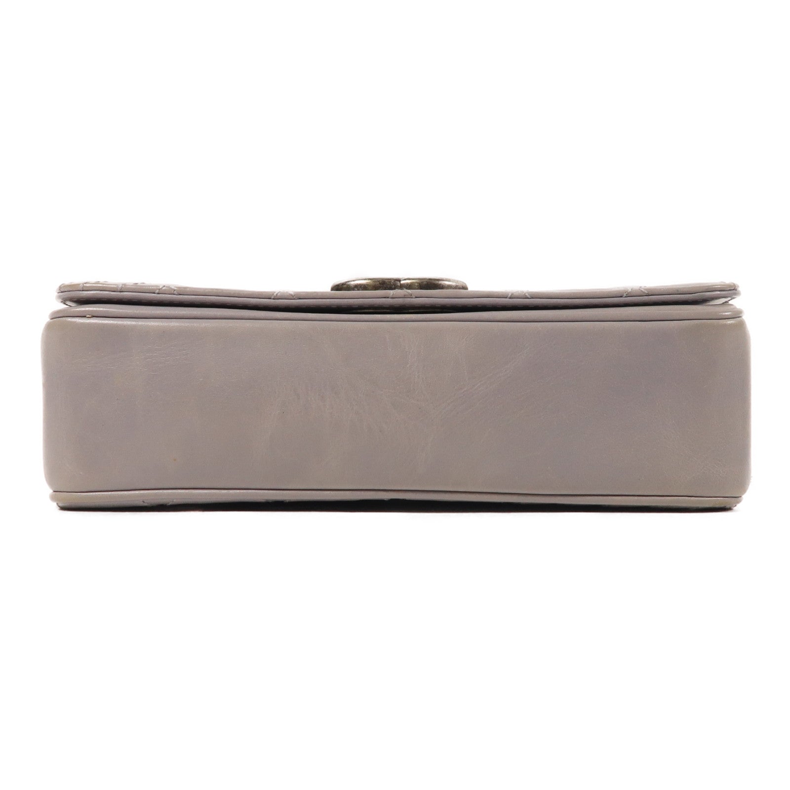 CHANEL 牛皮皮革Chain Shoulder銀扣鏈帶肩背袋