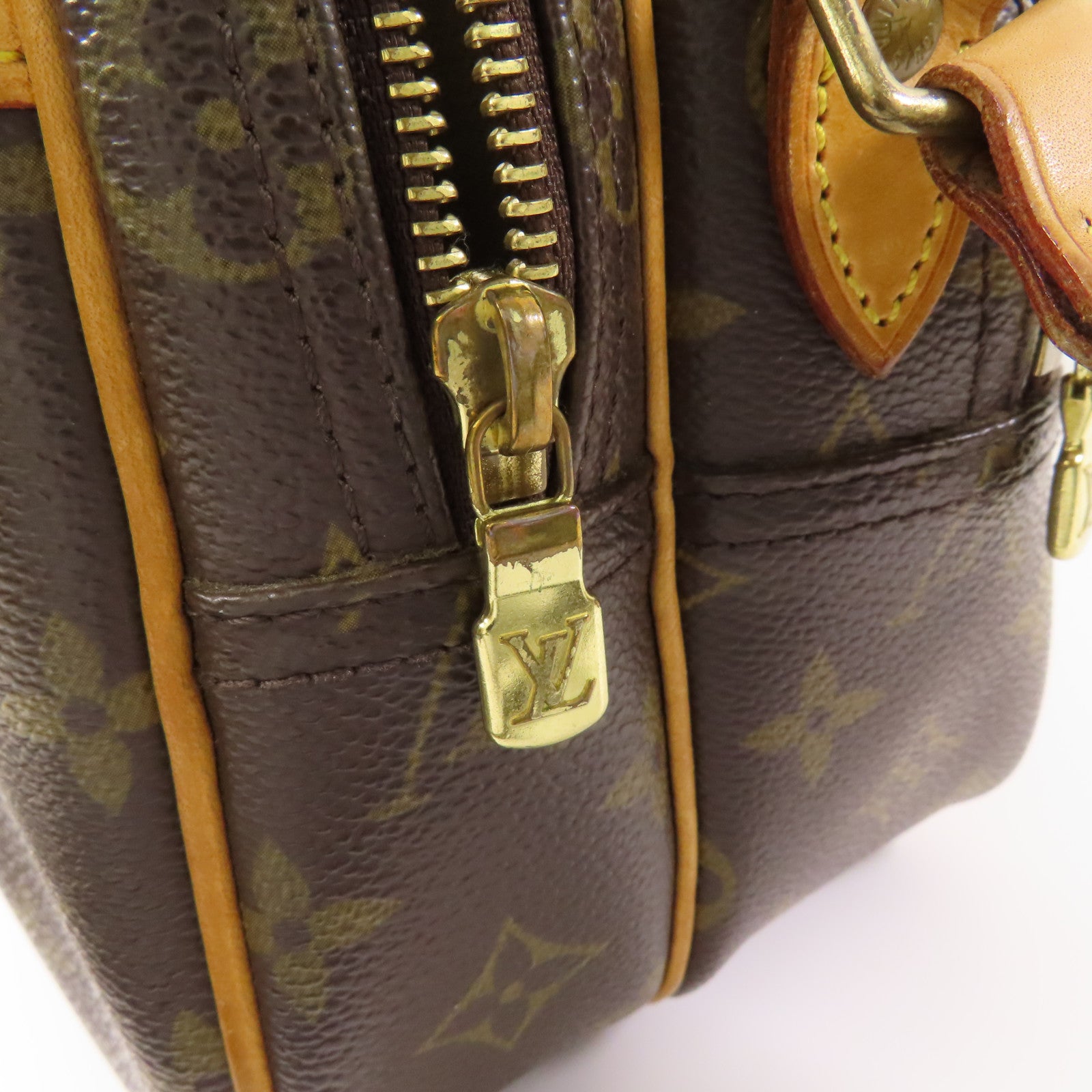 LOUIS VUITTON Monogram Reporter PM金扣肩背袋