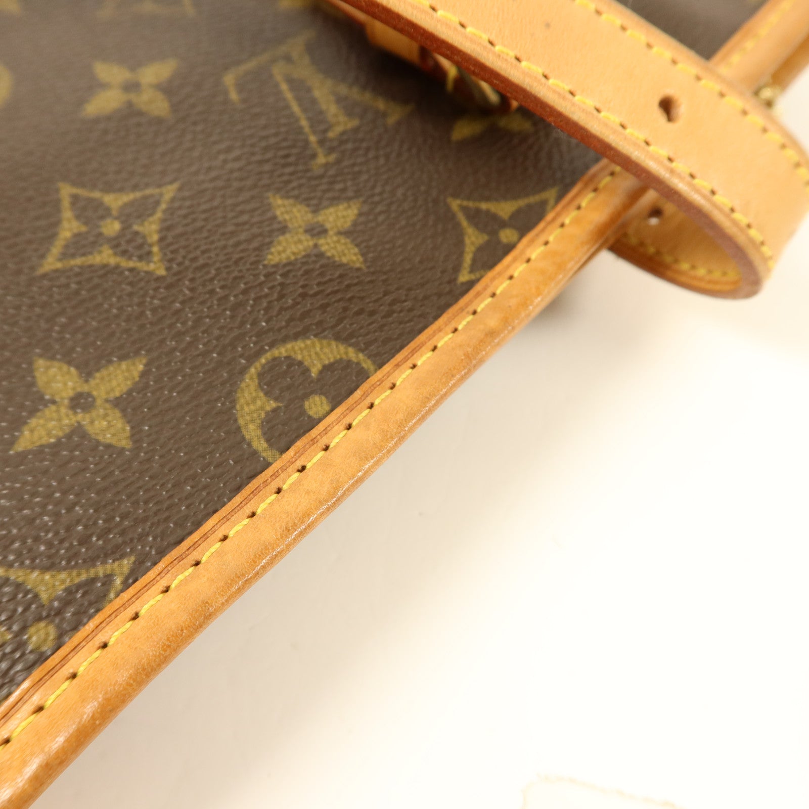 LOUIS VUITTON Monogram Bucket GM金扣手挽袋