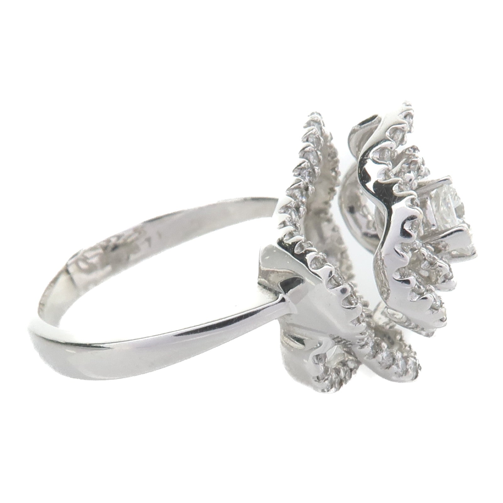 JEWELRY 18K白金Diamond Ring鑽石戒指US#7
