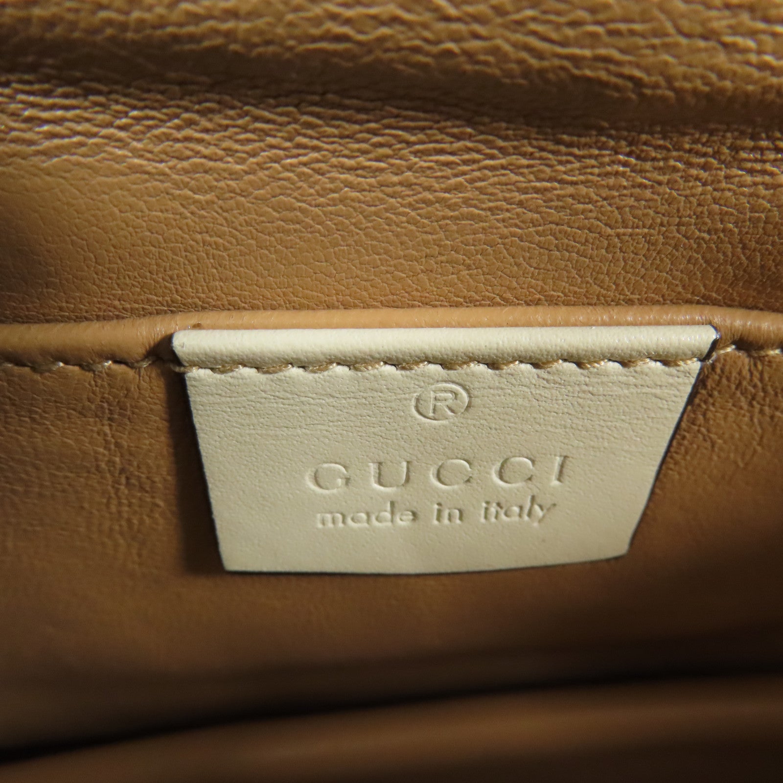 GUCCI 牛皮皮革Broadway Pearl Bee金扣肩背袋