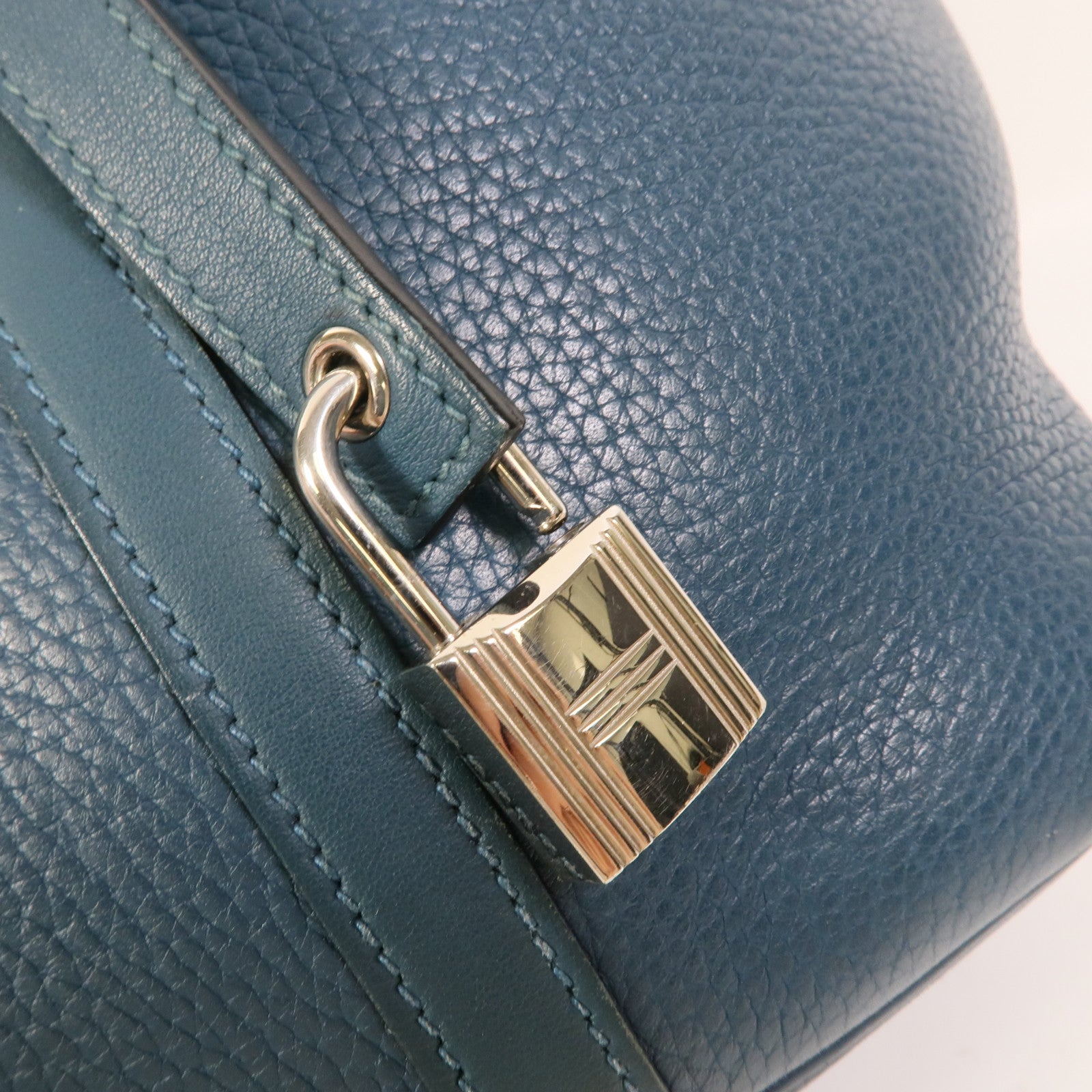 HERMES Clemence皮革Picotin MM手挽袋Colvert