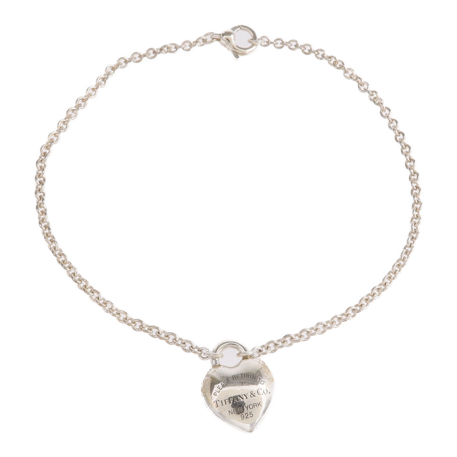 TIFFANY＆CO 925純銀Return To Tiffany Heart Bracelet手鏈