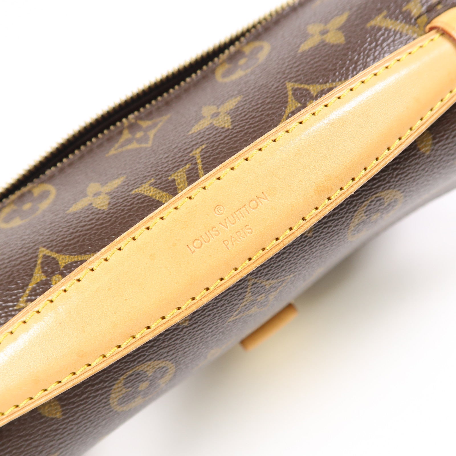 LOUIS VUITTON 【激減優惠】Monogram Pochette Metis MM金扣手挽肩背兩用袋棕色