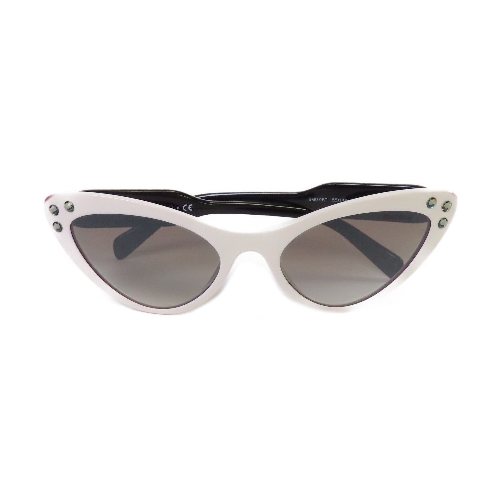 Miu Miu PVC Sunglasses太陽眼鏡白色/黑色