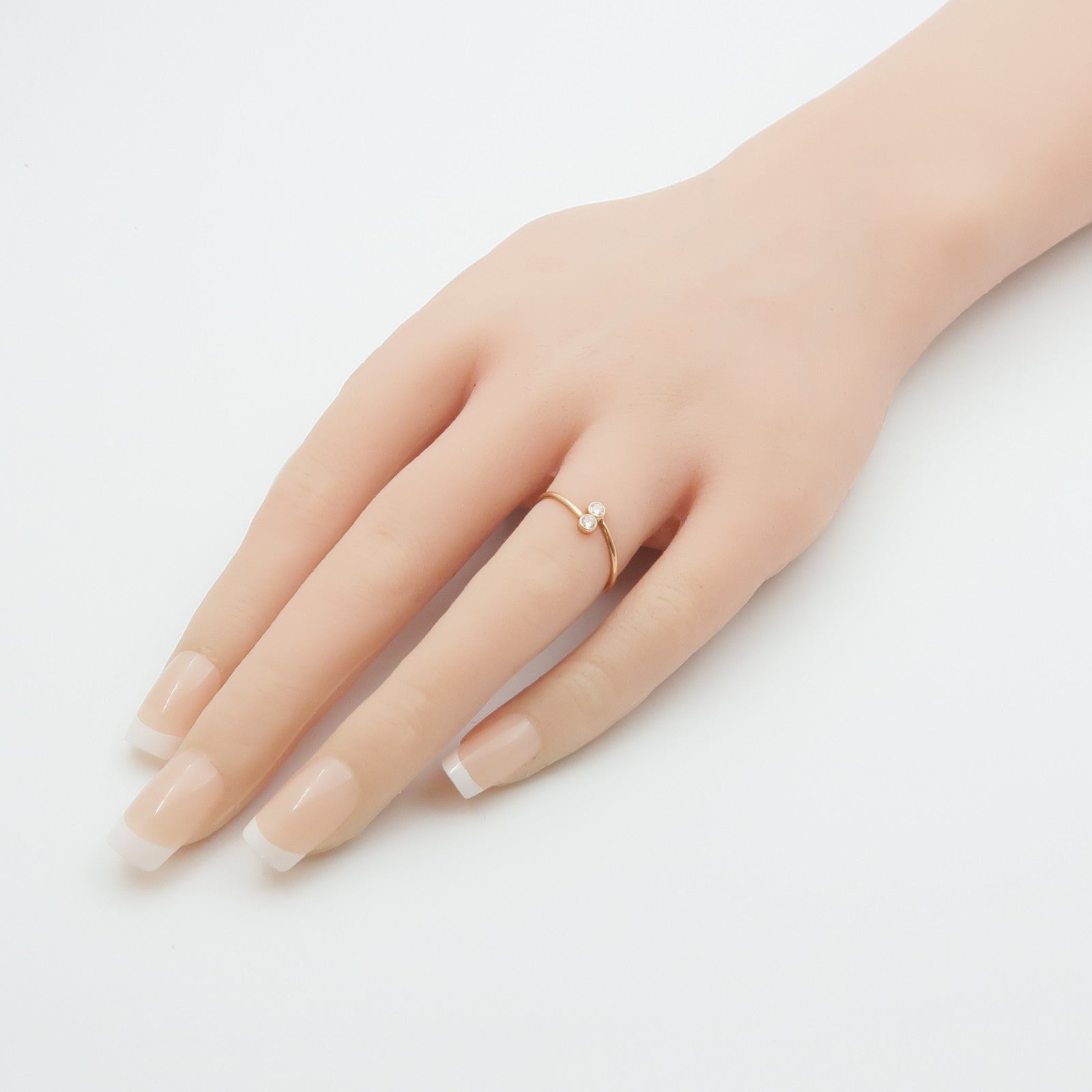 TIFFANY＆CO 18K玫瑰金Elsa Peretti Stacking Ring戒指