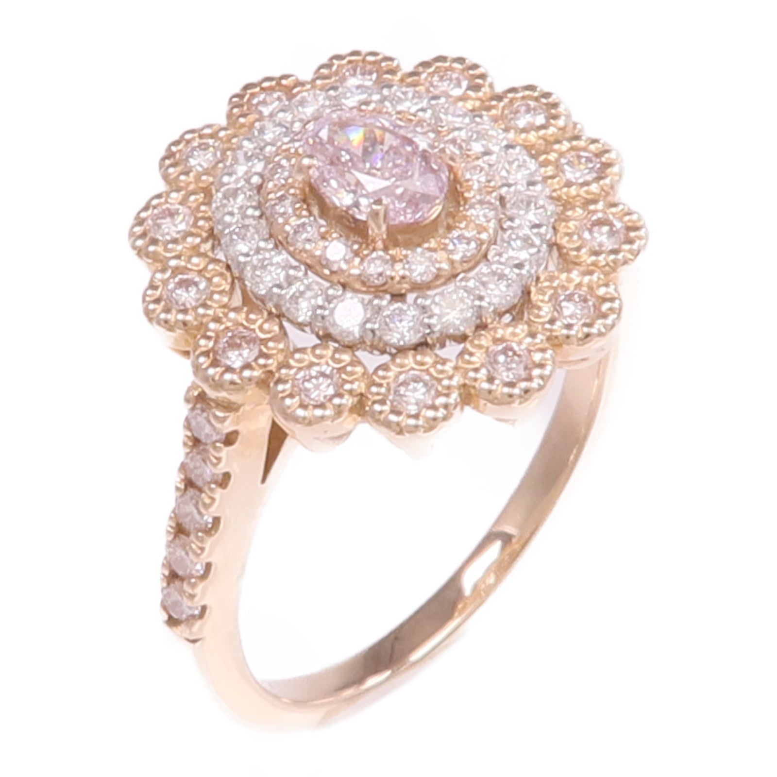 JEWELRY 18K玫瑰金/PT900鉑金Diamond Ring鑽石戒指
