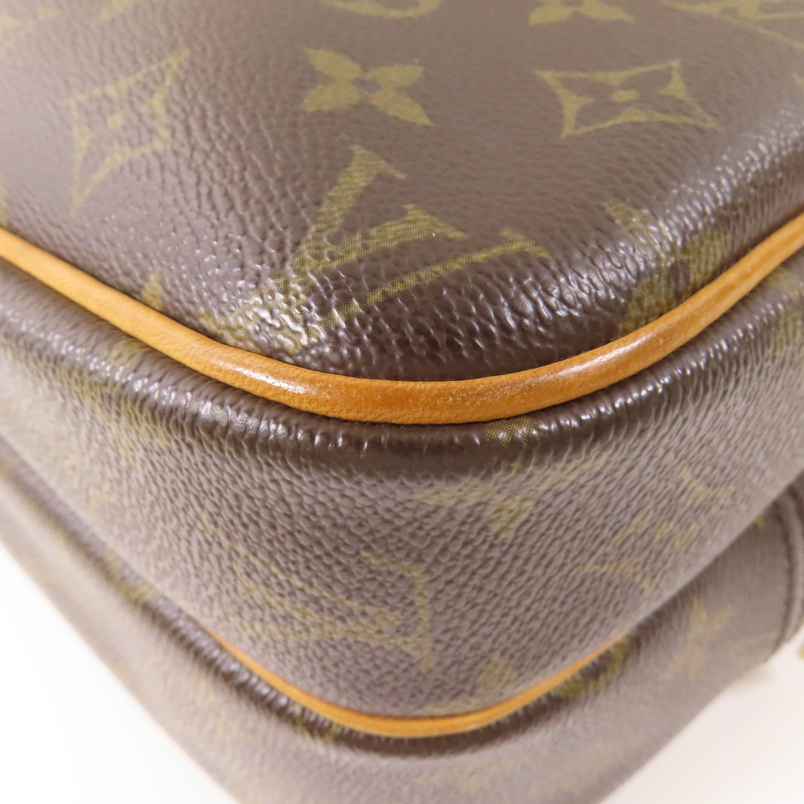 LOUIS VUITTON Monogram Reporter PM金扣肩背袋