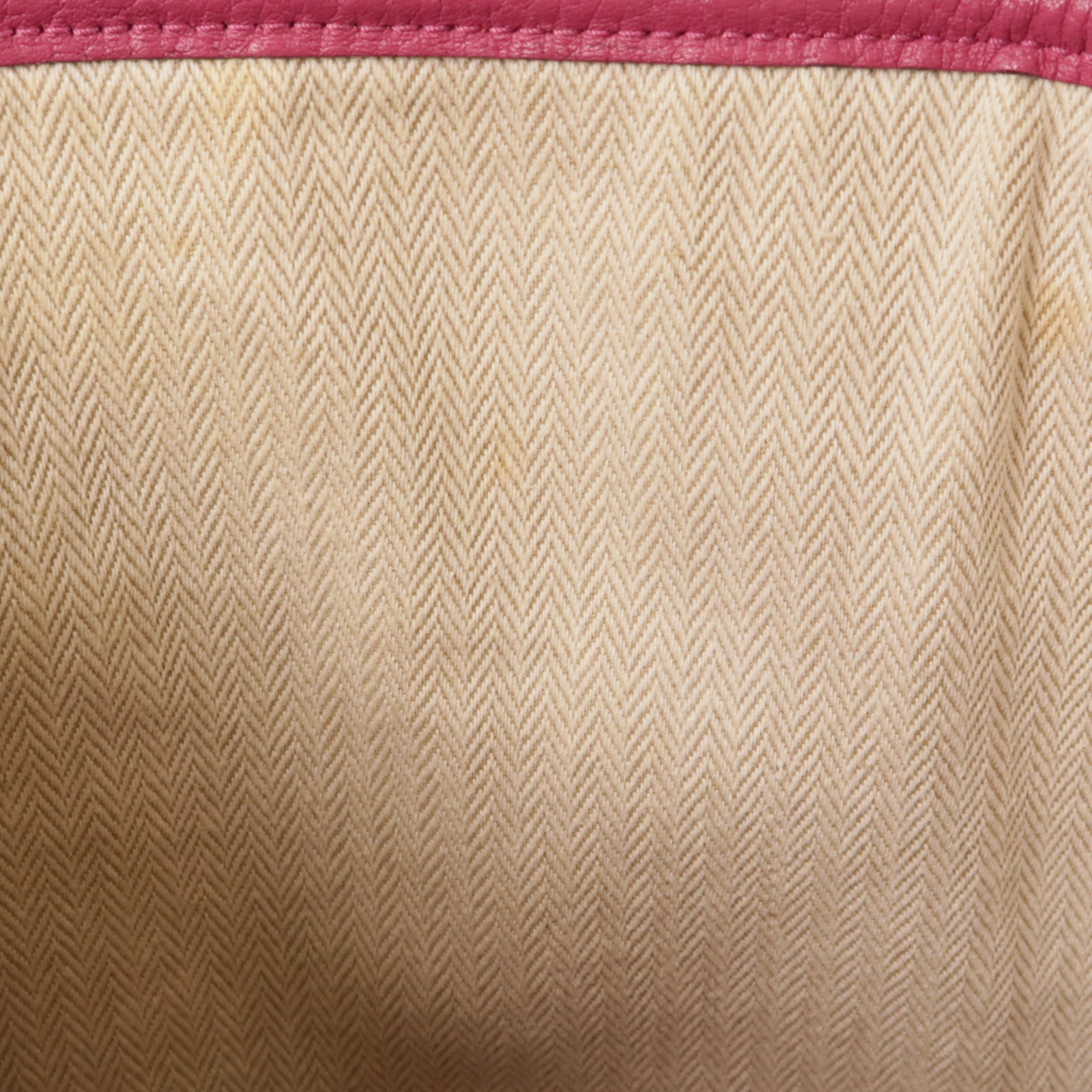 HERMES Negonda皮革Garden Party PM銀扣手挽袋Rubis紅色