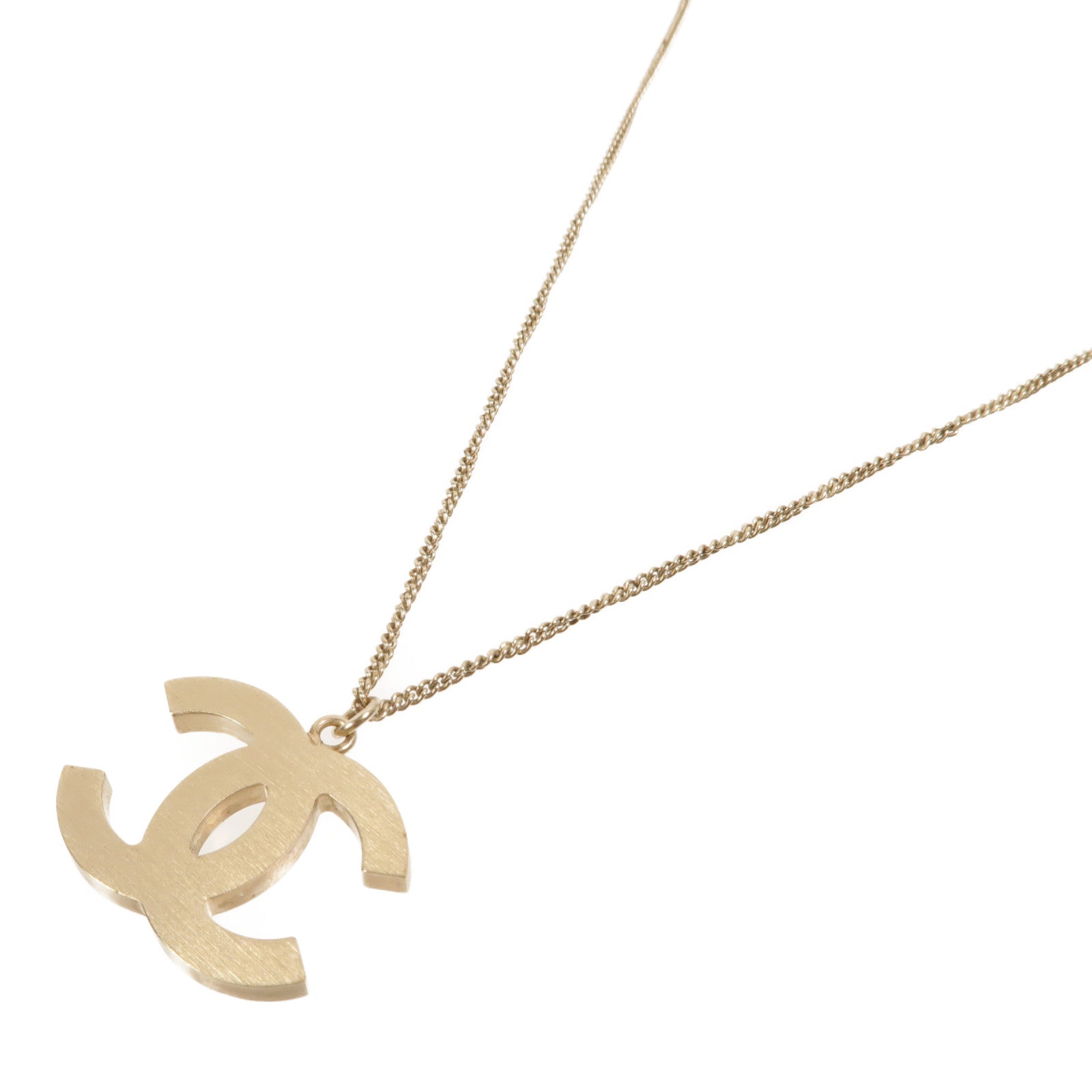 CHANEL 金屬Enamel CC Pendant Necklace項鍊