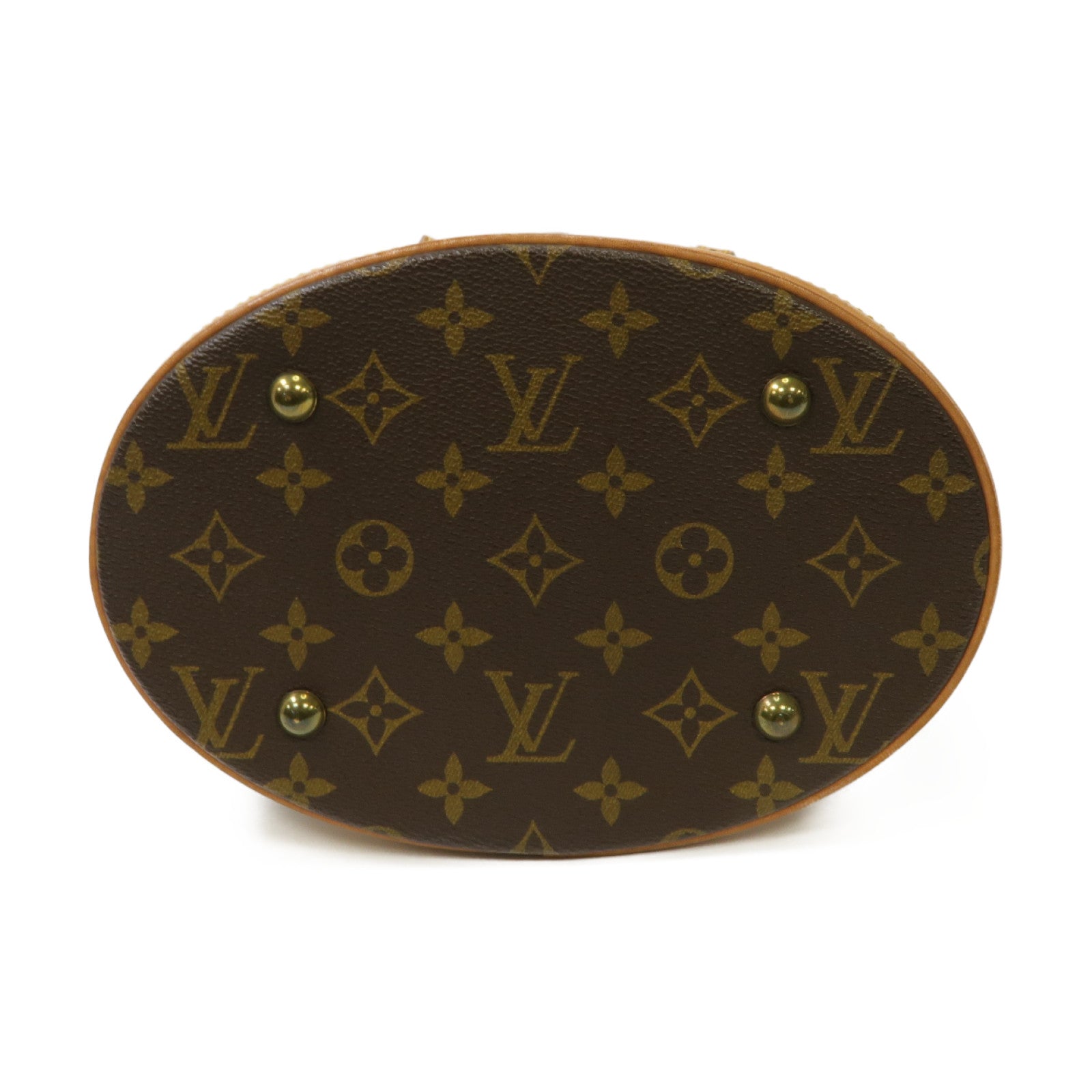 LOUIS VUITTON Monogram Bucket 23金扣Tote Bag啡色