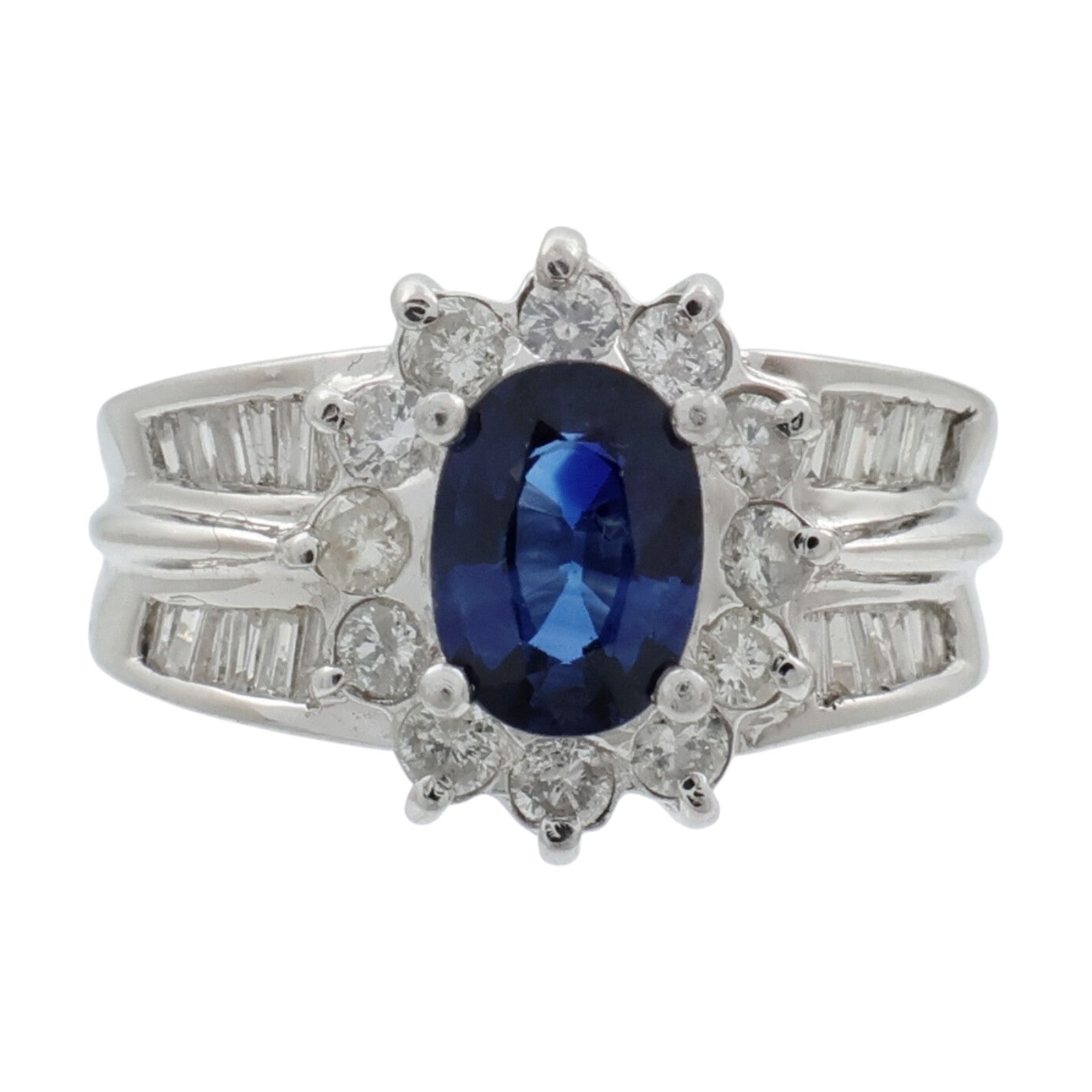 JEWELRY PT900鉑金/藍寶石Sapphire鑽石戒指