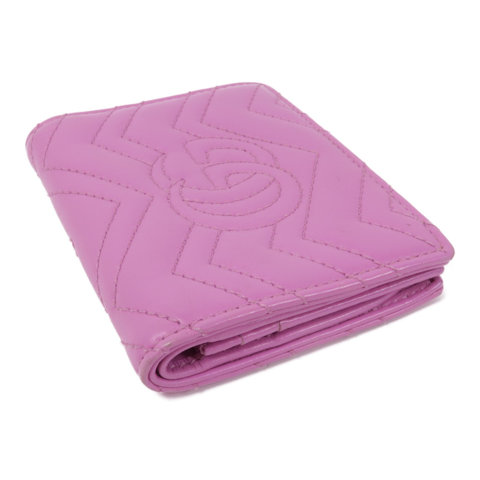 GUCCI 羊皮皮革Wallet金扣錢包