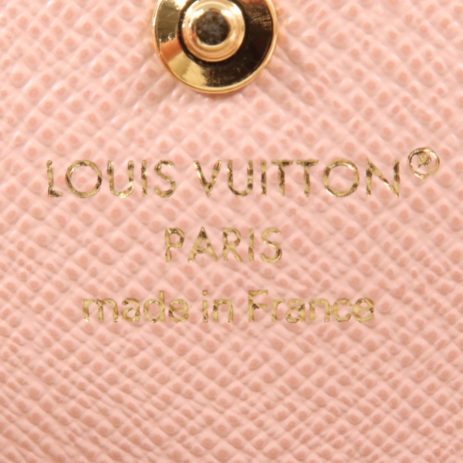 LOUIS VUITTON Damier Azur Emilie金扣長錢包