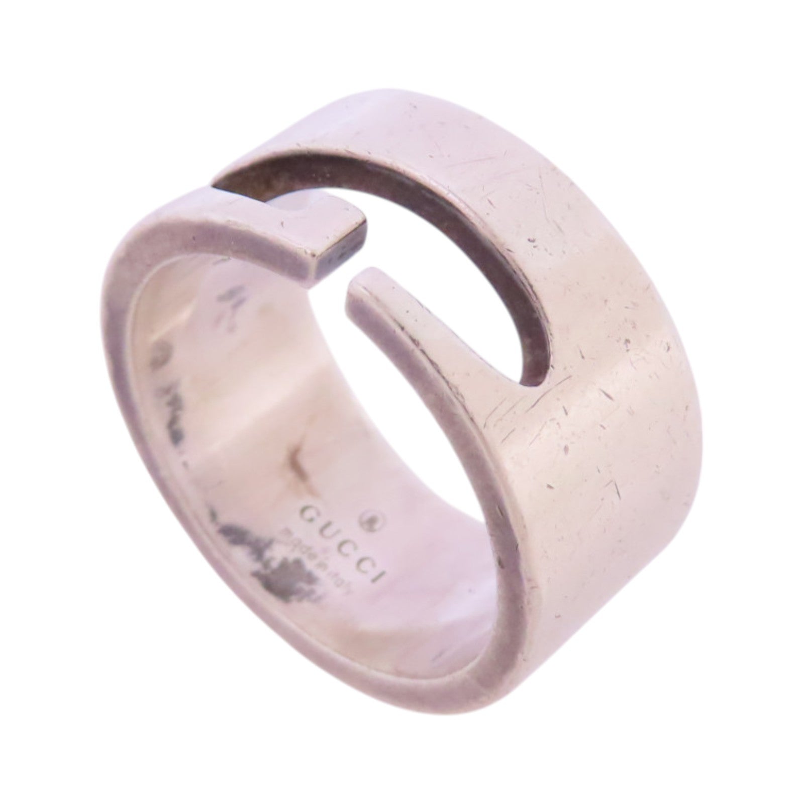 GUCCI 925純銀Silver Ring戒指#17/US#7.5