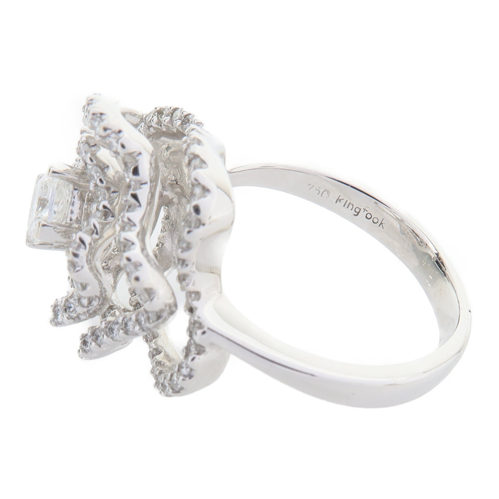 JEWELRY 18K白金Diamond Ring鑽石戒指US#7