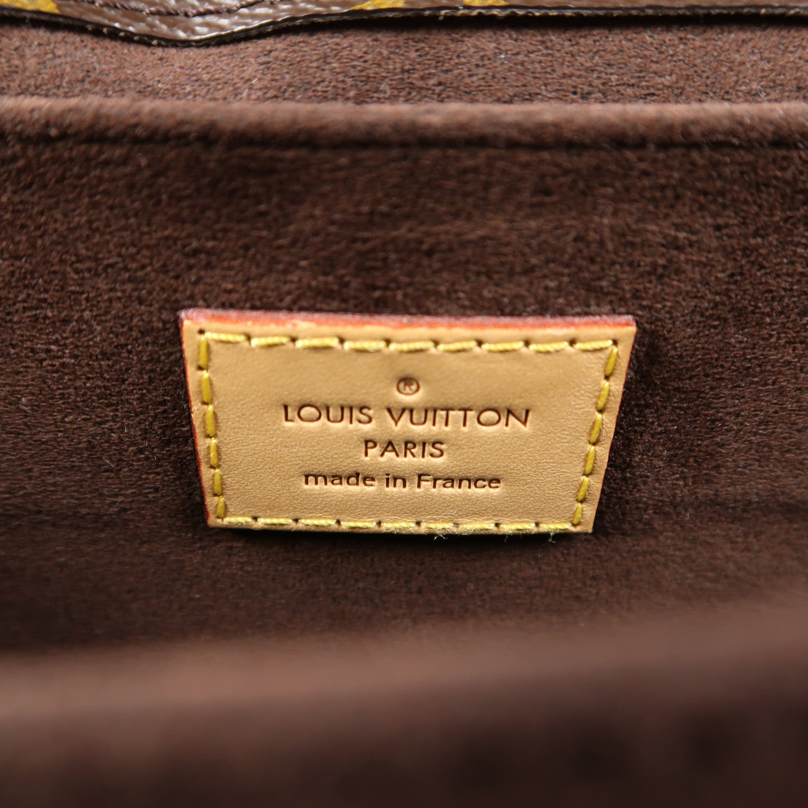 LOUIS VUITTON 【激減優惠】Monogram Pochette Metis MM金扣手挽肩背兩用袋棕色