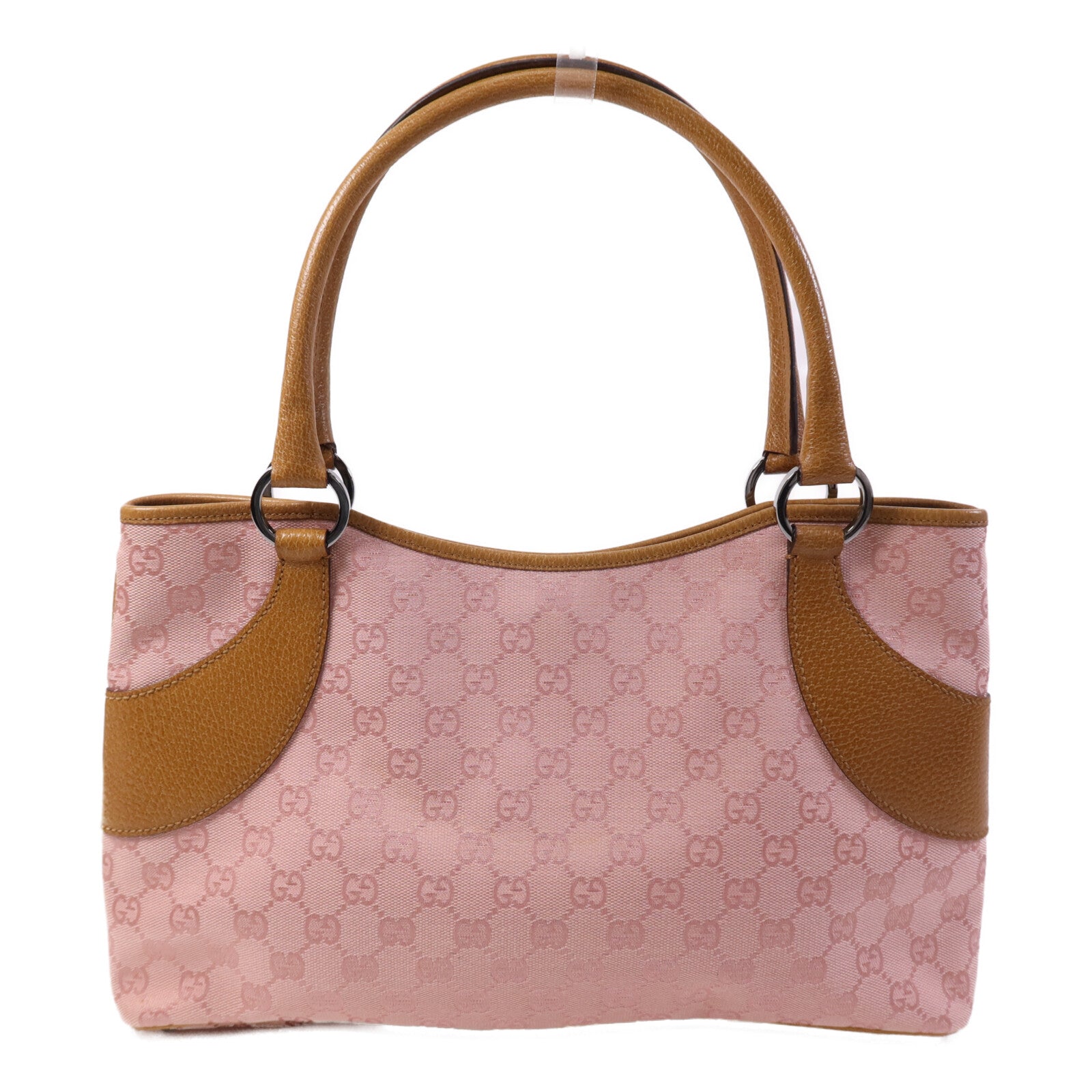 GUCCI 帆布Shoulder Bag銀扣肩背袋