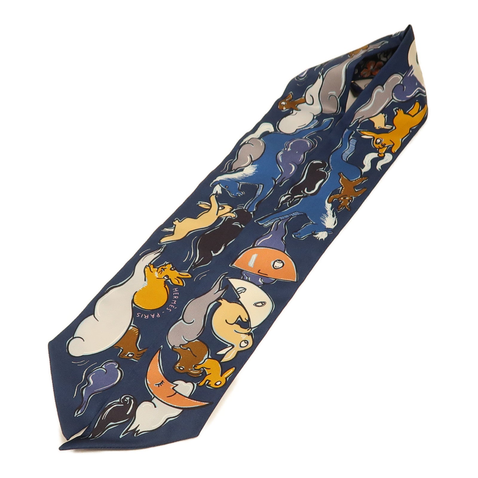 HERMES 絲質Twilly絲巾