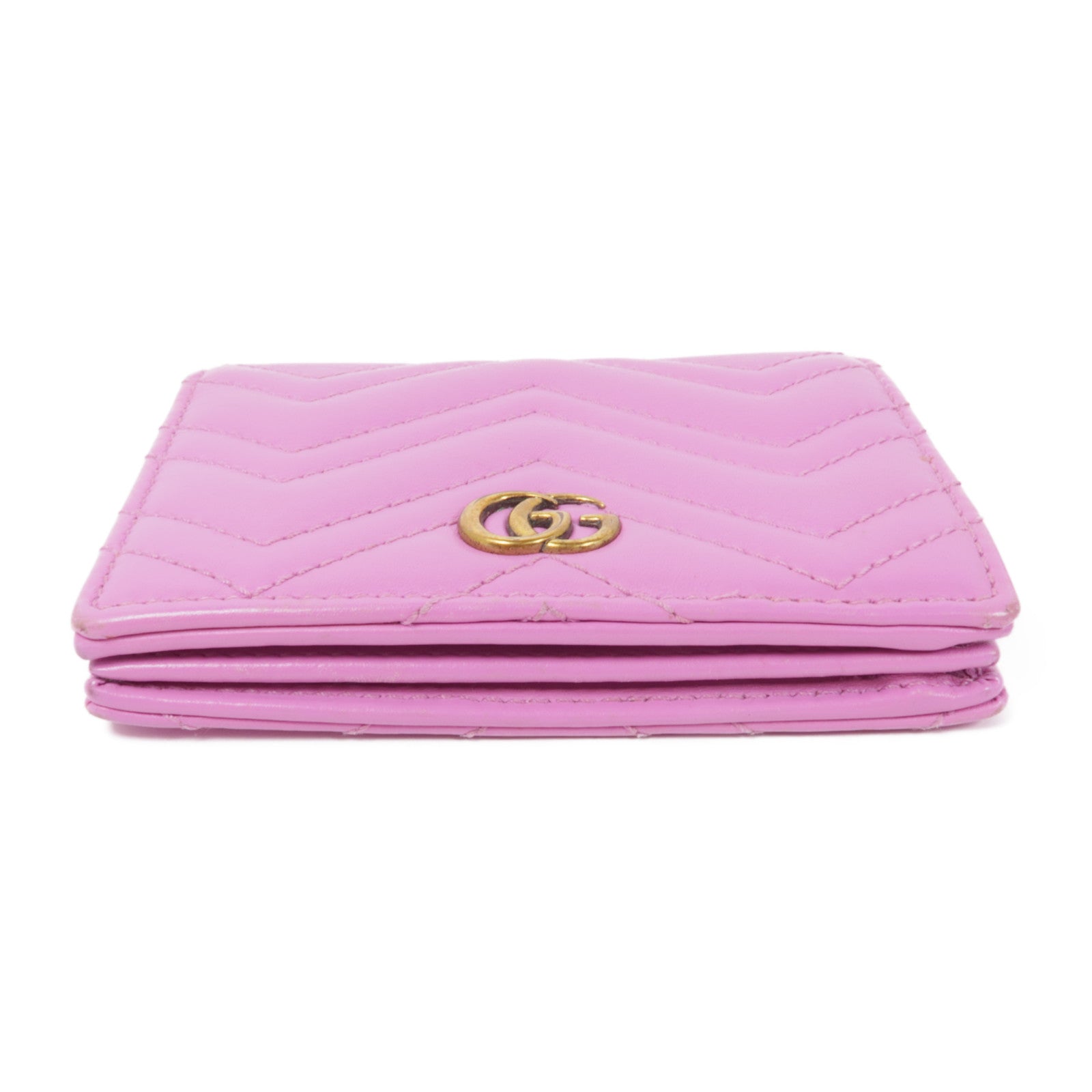 GUCCI 羊皮皮革Wallet金扣錢包