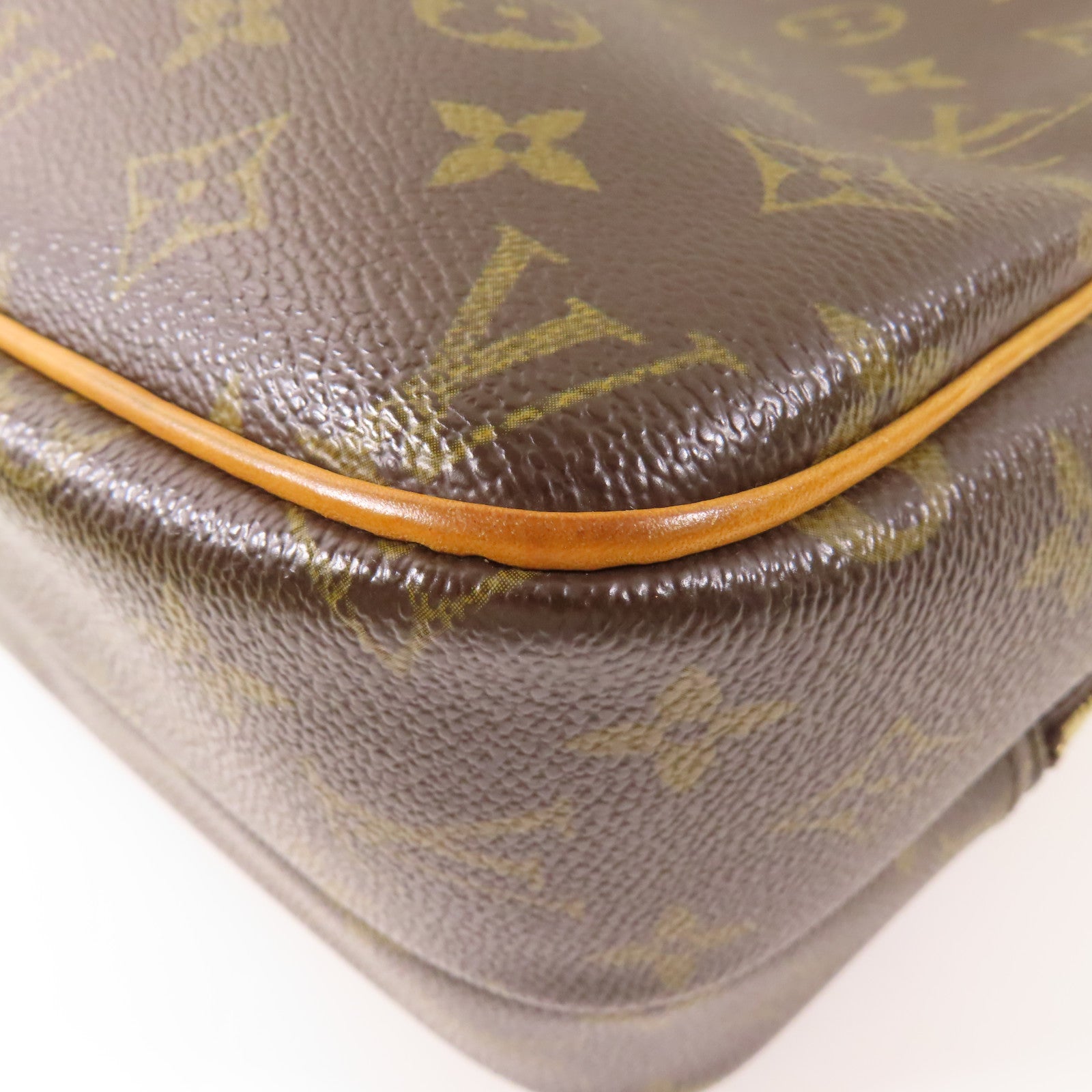 LOUIS VUITTON Monogram Reporter PM金扣肩背袋