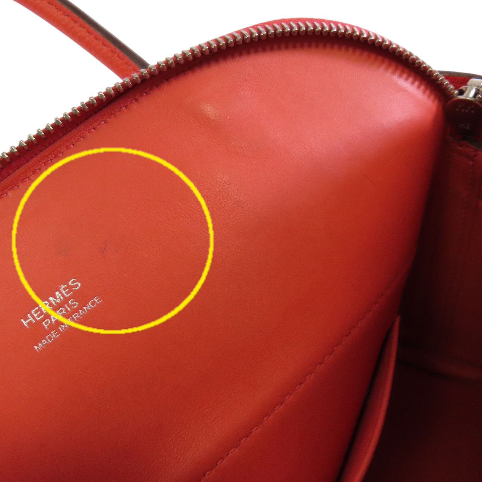 HERMES Epsom皮革Bolide 27銀扣肩背袋