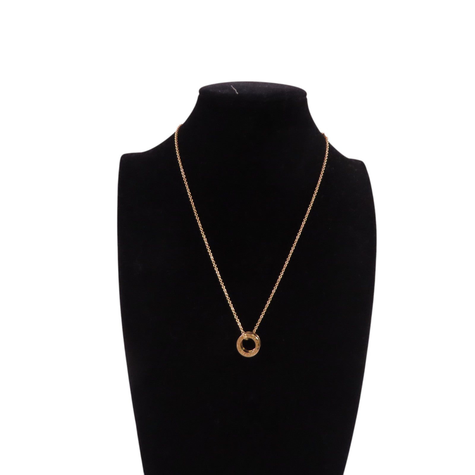 BVLGARI B-zero1 Necklace 18K Rose Gold Ceramic