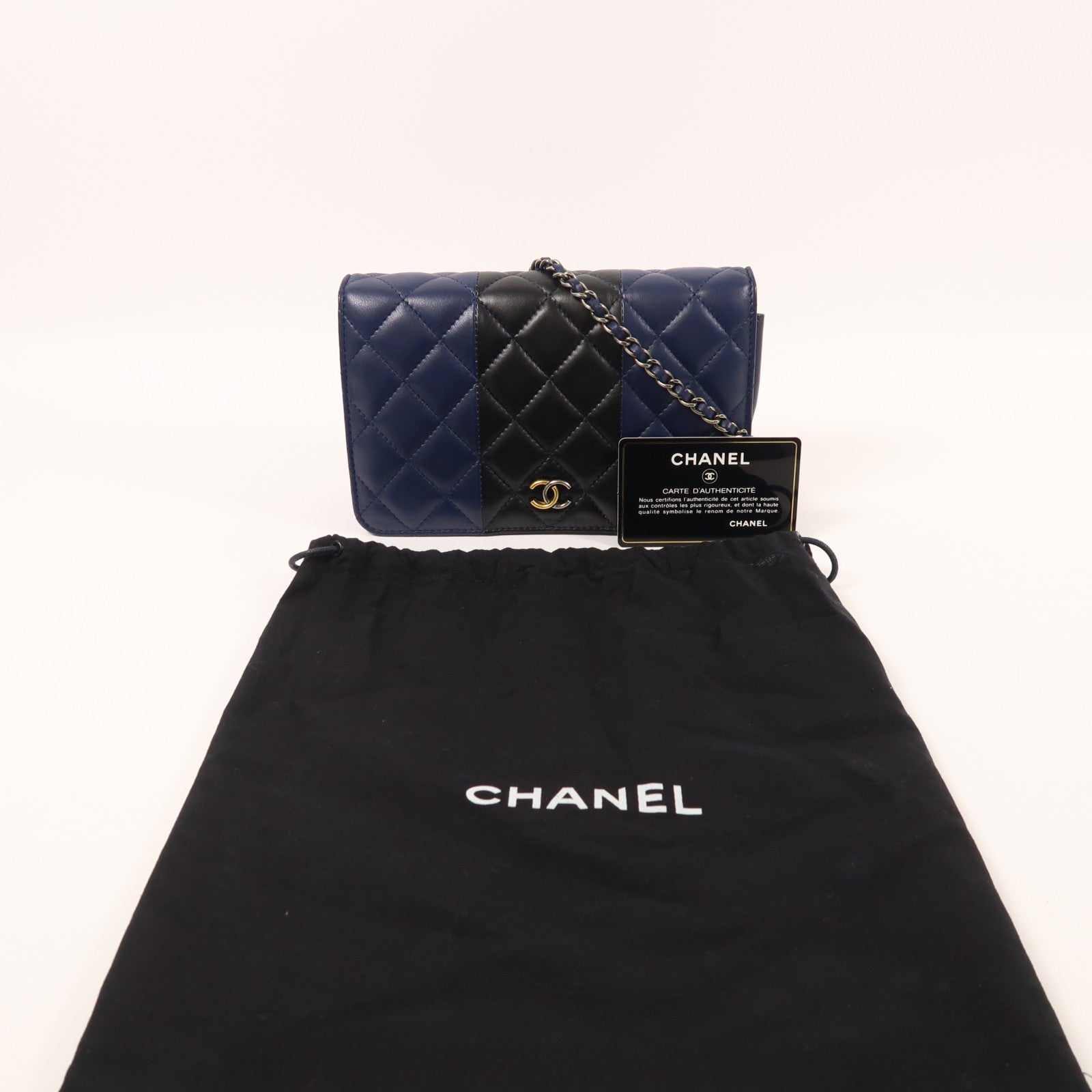 CHANEL 羊皮皮革WOC Wallet On Chain鏈帶肩背袋