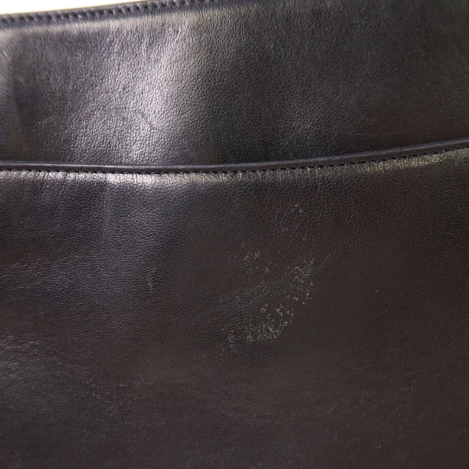 CHANEL 牛皮皮革Vintage Chain Shoulder金扣肩背袋