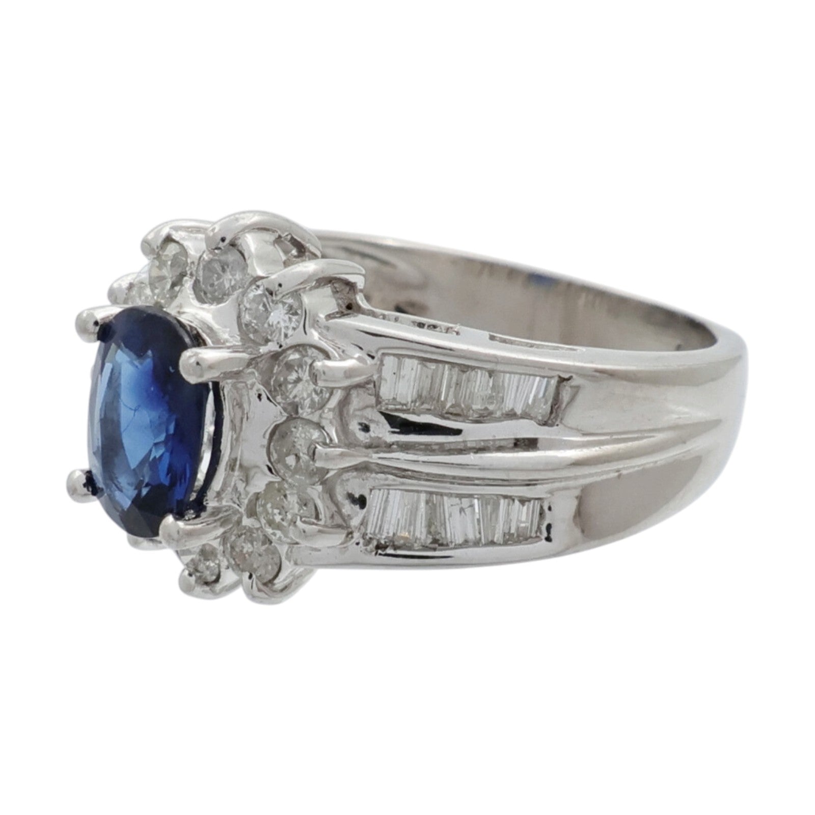 JEWELRY PT900鉑金/藍寶石Sapphire鑽石戒指