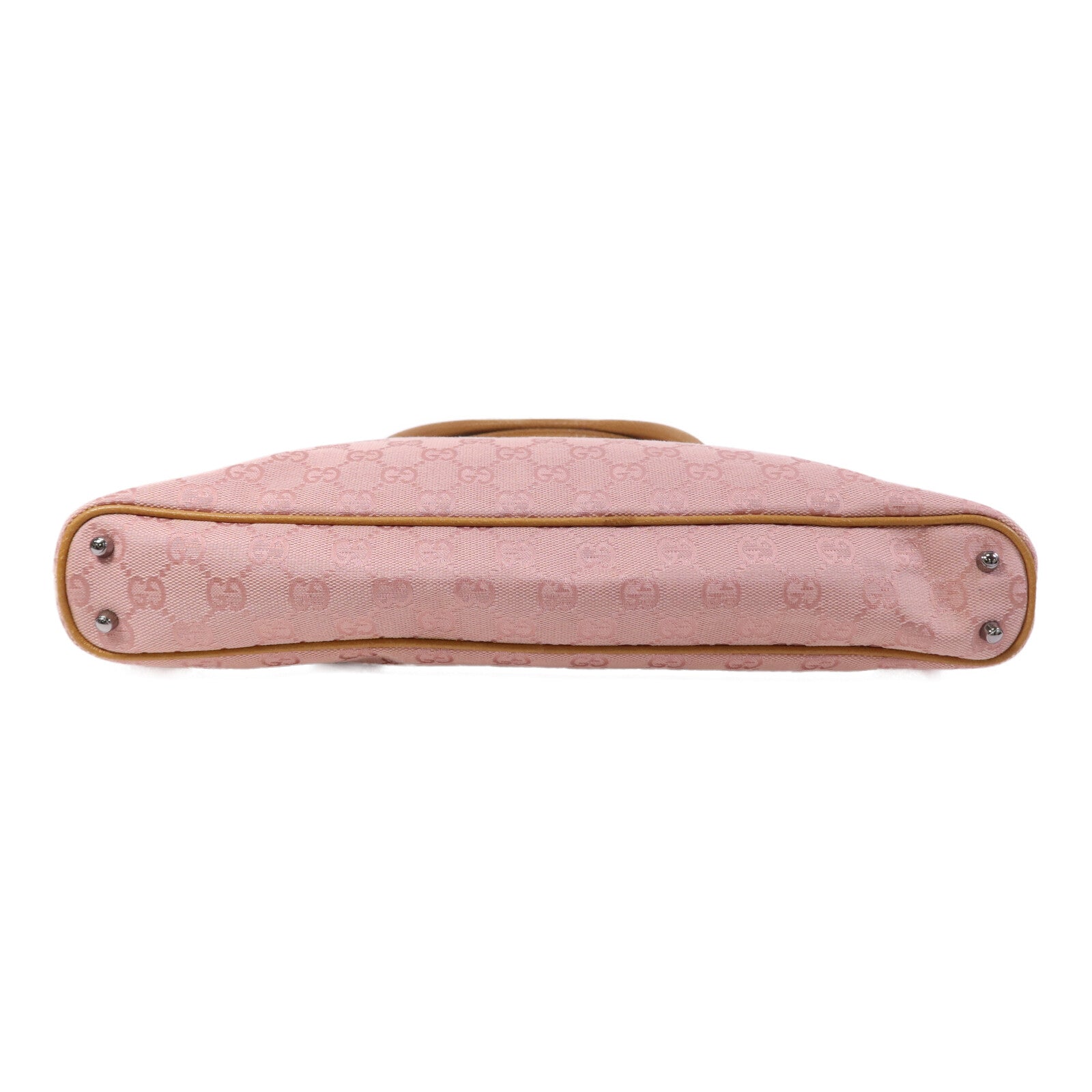 GUCCI 帆布Shoulder Bag銀扣肩背袋