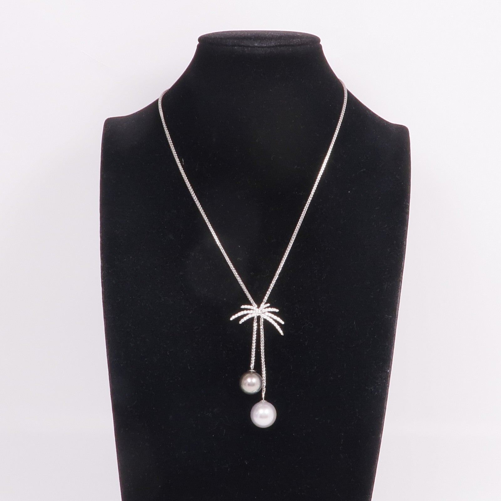 JEWELRY 18K白金Pearl Diamond Necklace珍珠/鑽石項鍊