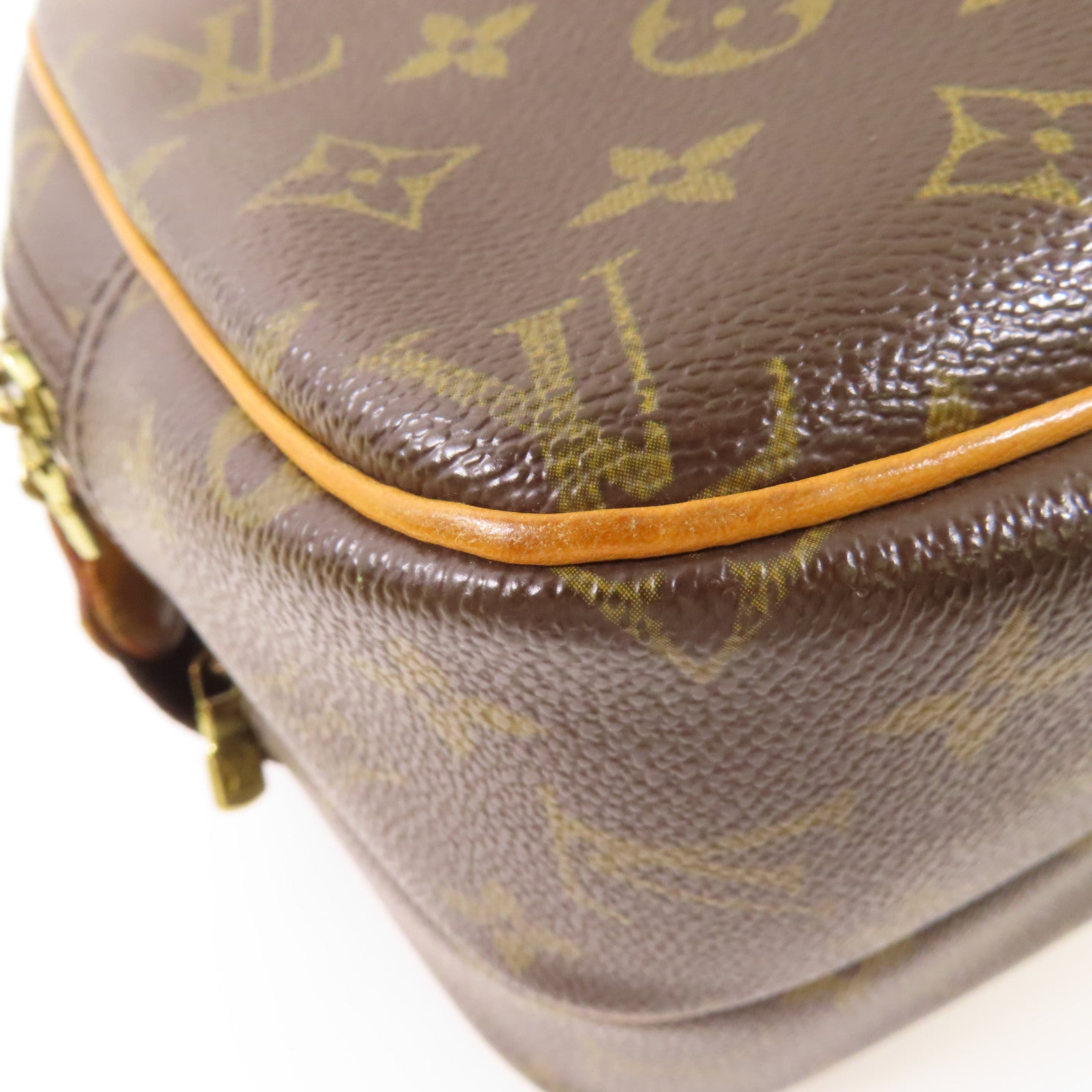 LOUIS VUITTON Monogram Reporter PM金扣肩背袋
