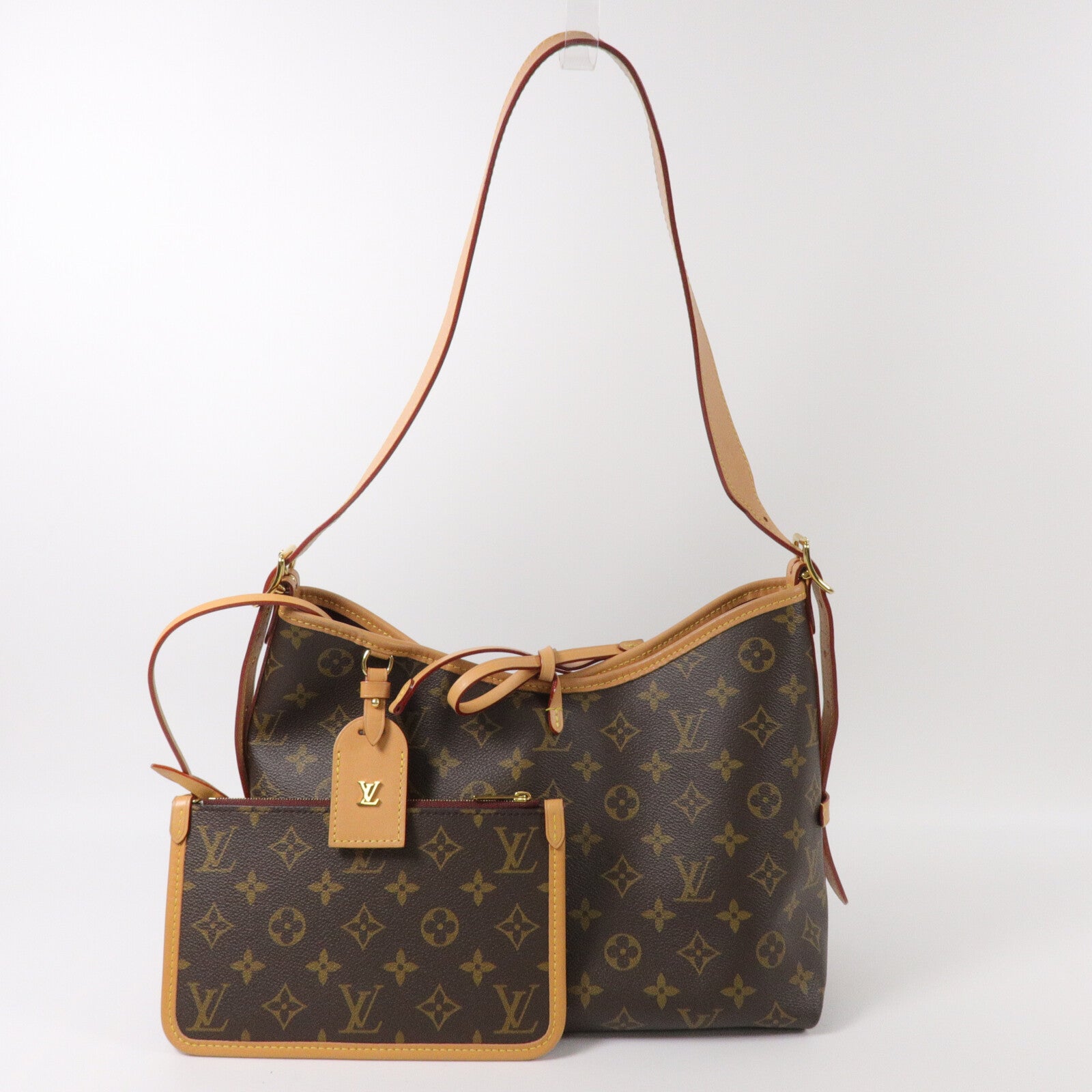 LOUIS VUITTON Monogram CarryAll PM肩背袋