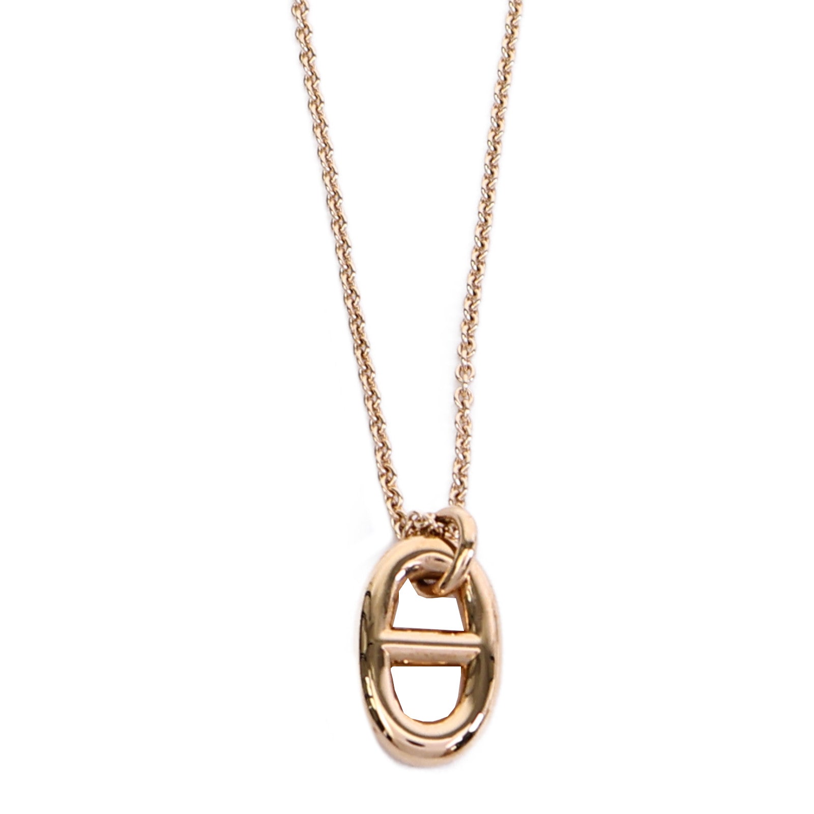 HERMES 18K玫瑰金Farandole Pendant項鍊