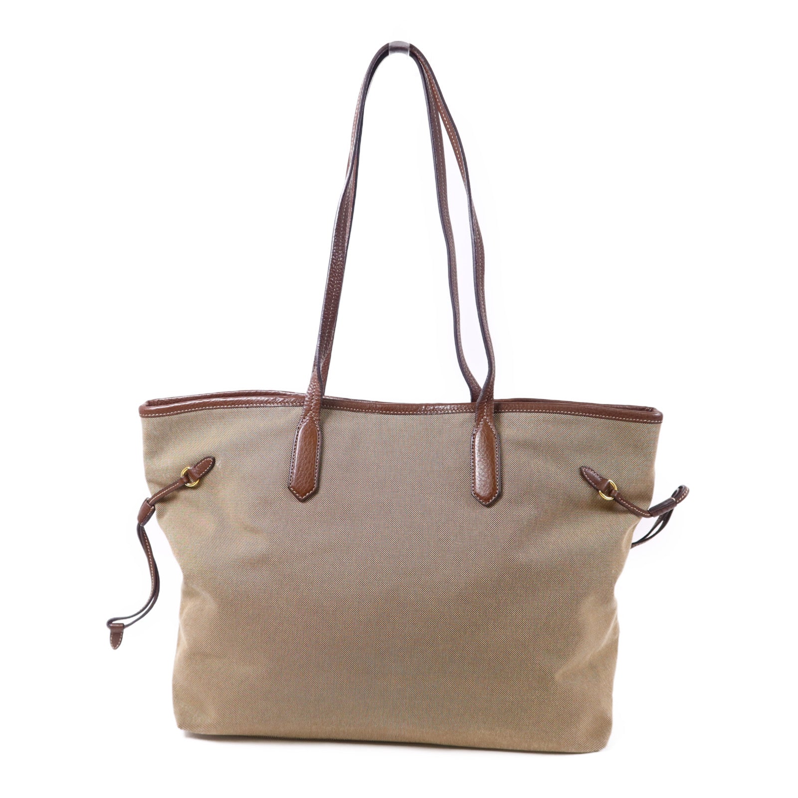PRADA 帆布Tote Bag金扣手挽袋