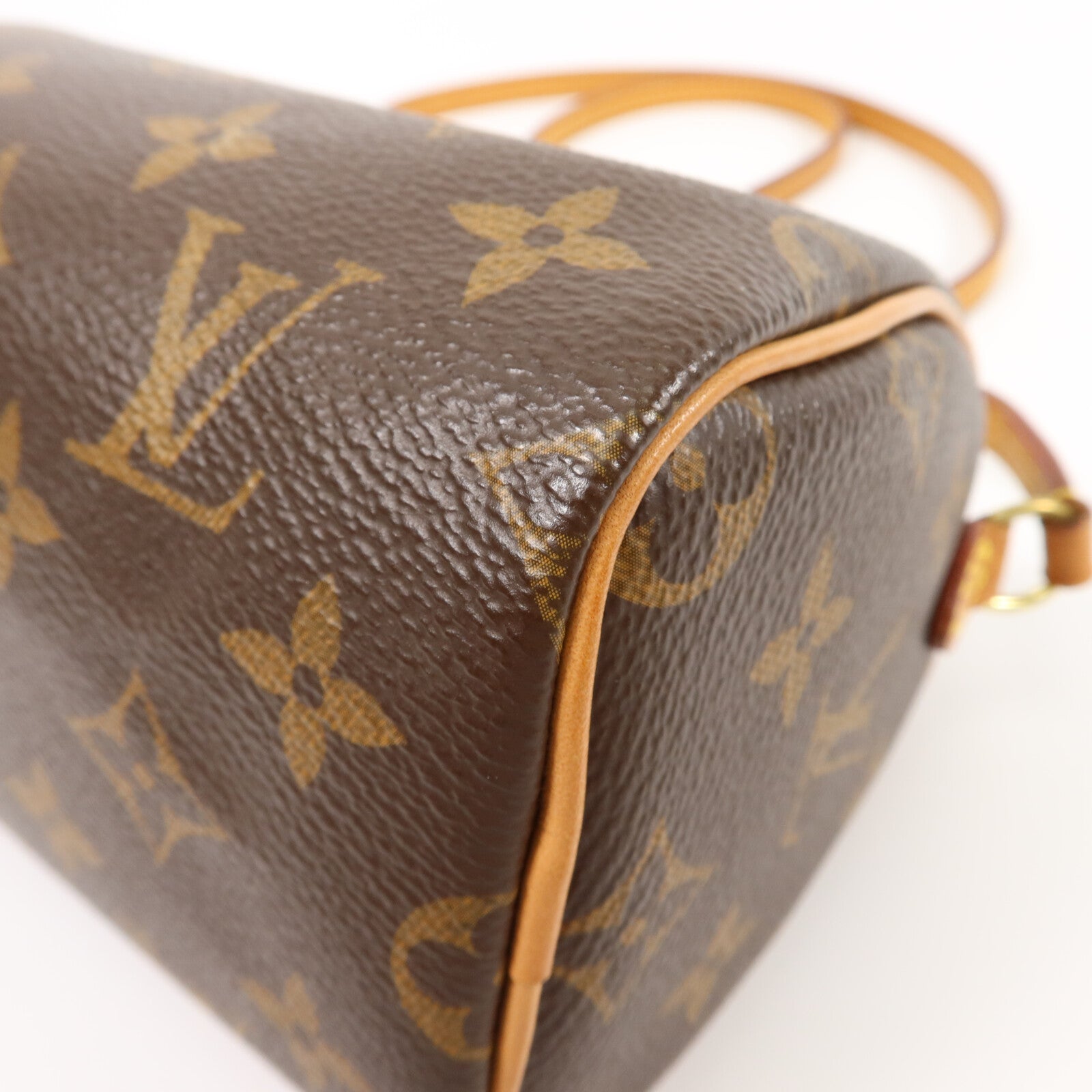 LOUIS VUITTON Monogram Nano Speedy手挽肩背兩用袋
