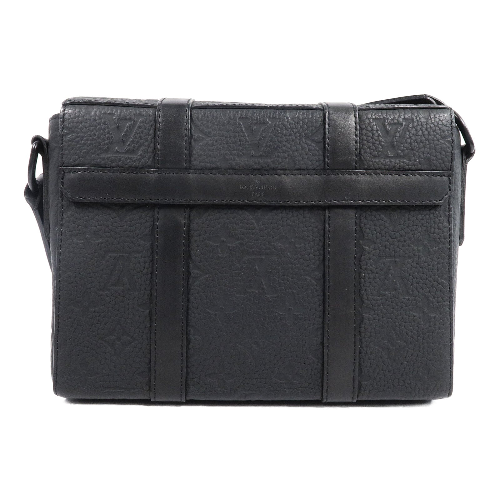 LOUIS VUITTON Monogram Taurillon Trunk Messenger Bag肩背袋