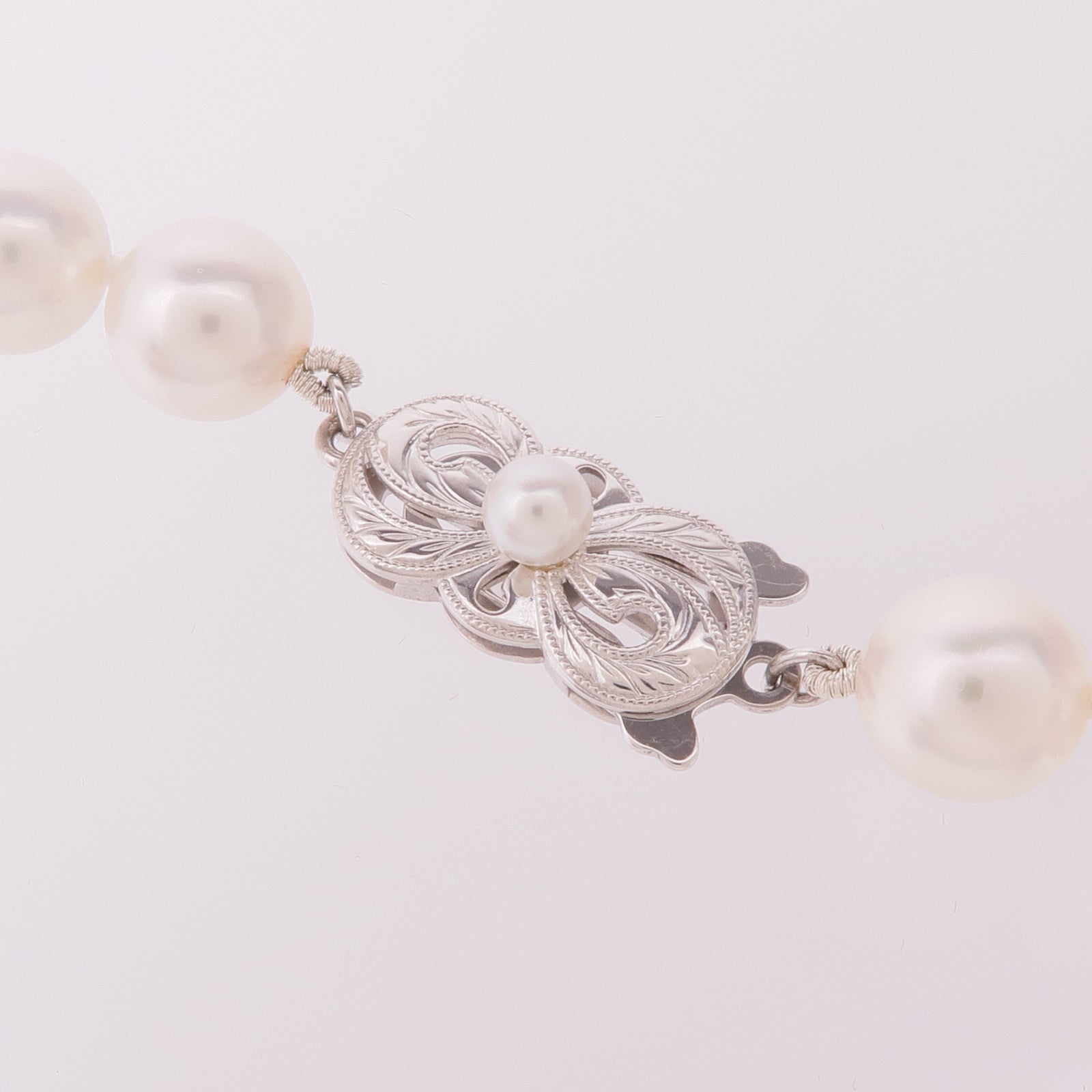 MIKIMOTO 18K白金Pearl Necklace珍珠項鍊
