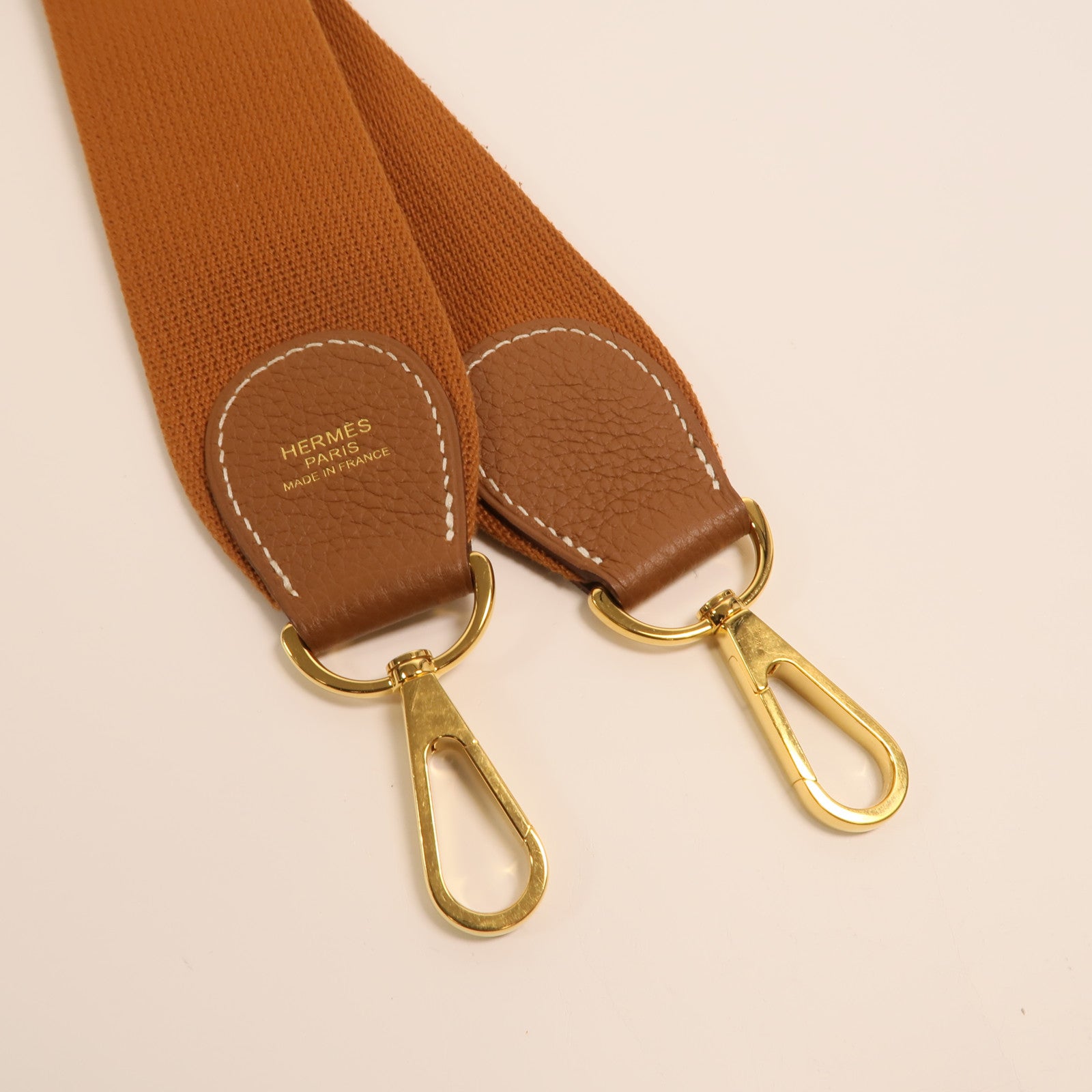 HERMES Clemence皮革Evelyne PM金扣肩背袋