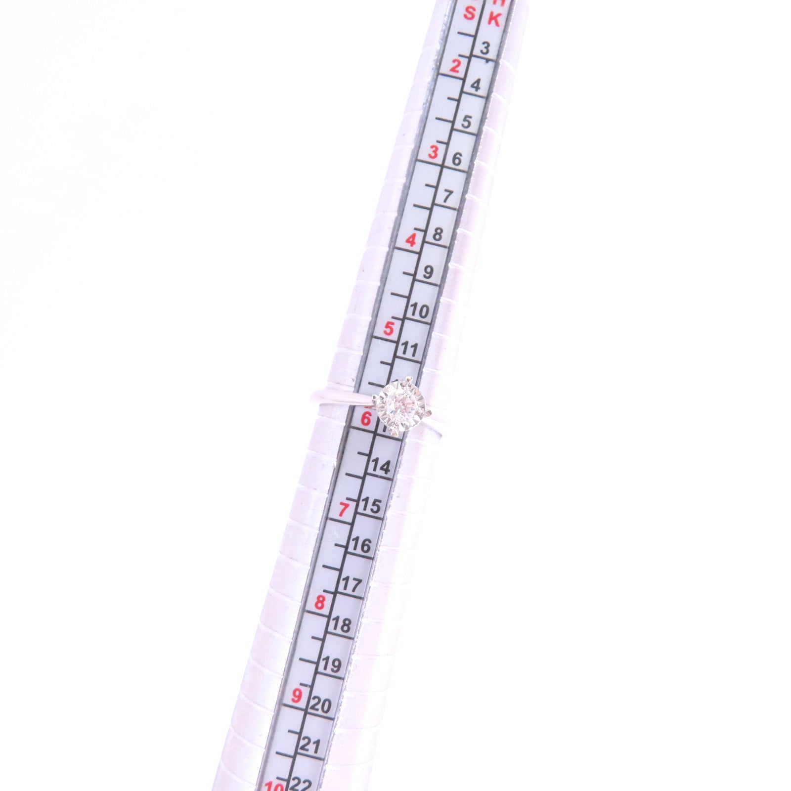 JEWELRY 【激減優惠】18K白金/鑽石Diamond Ring戒指US#5.75